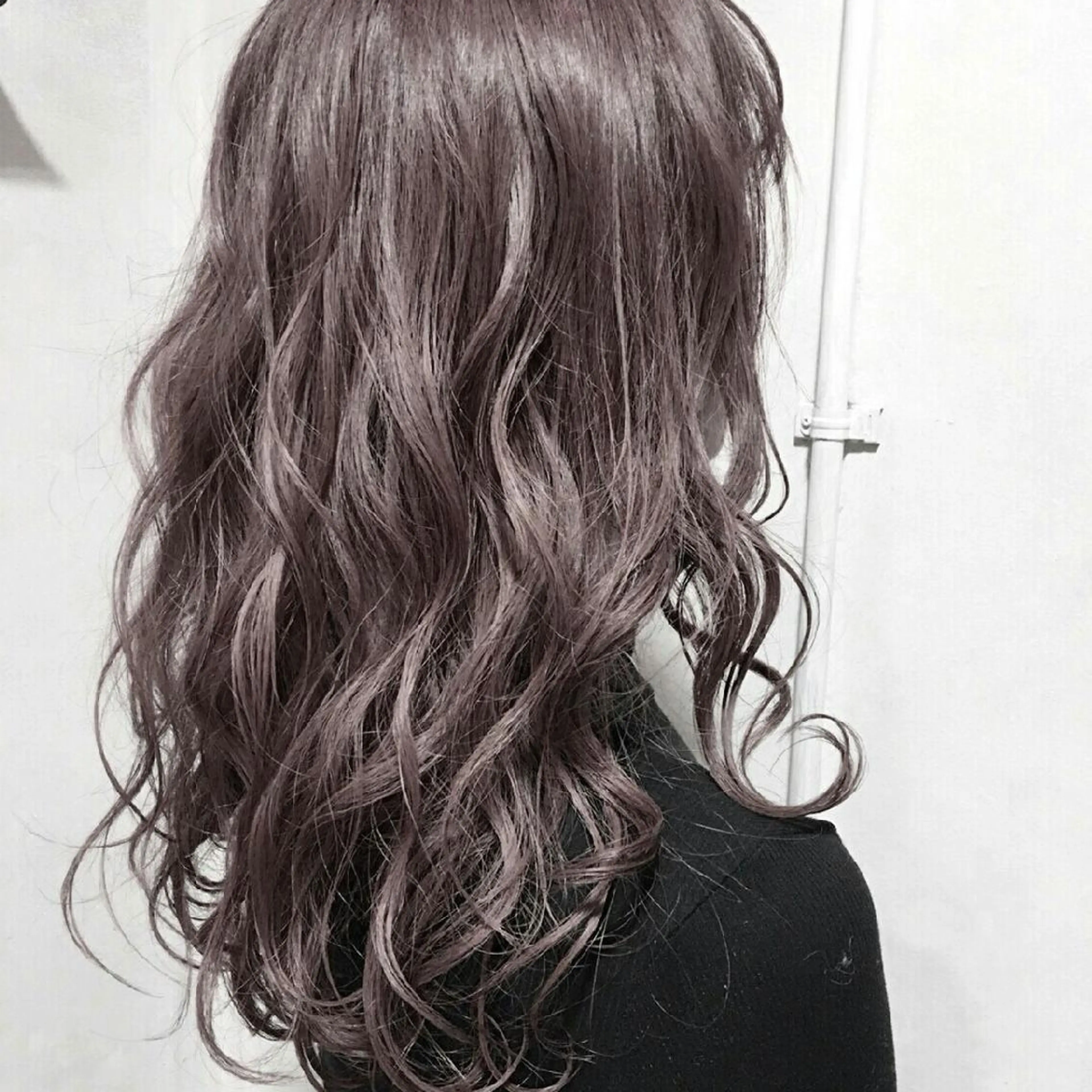 カラー グレージュ ラベンダーカラー ラベンダーグレージュ ラベンダーグレー 🌿ガクト 🌿艶髪透明感のヘアスタイル