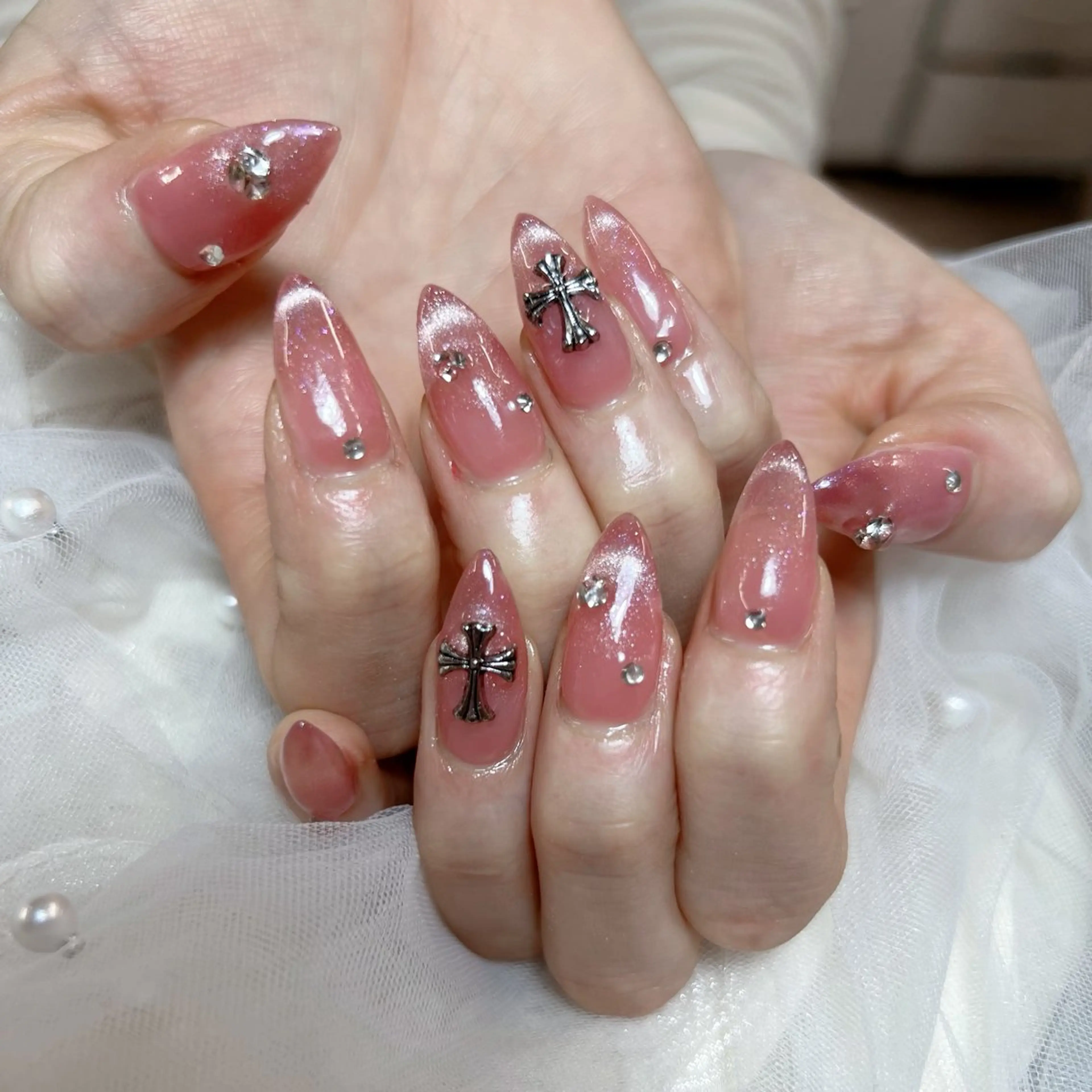 ネイル ハンドネイル 🧸yuki🍯 パラジェル取扱店🐝のネイルデザイン