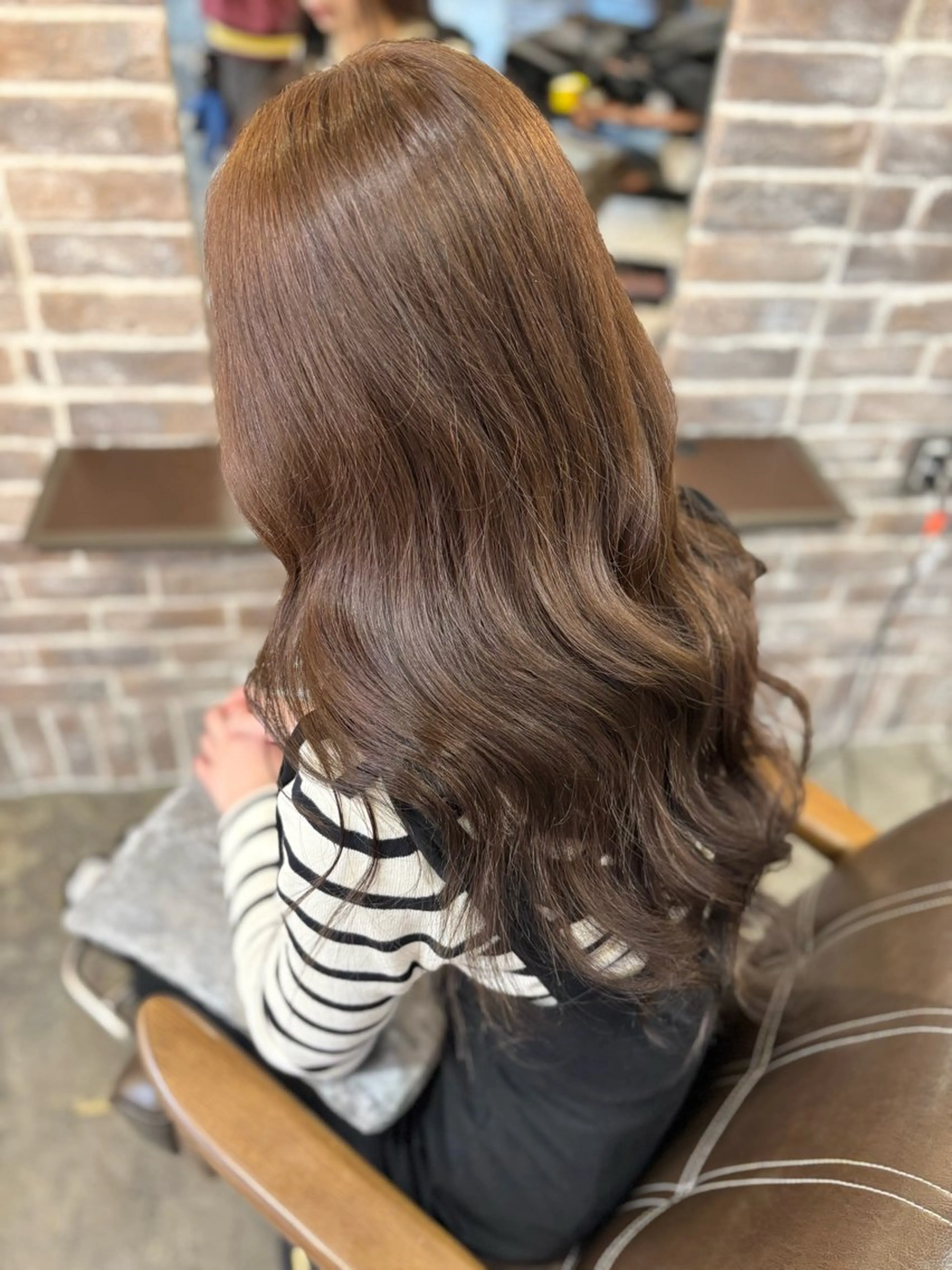 ロング ヘアカラー トリートメント ブリーチ/縮毛矯正/ 川野秀真のヘアスタイル