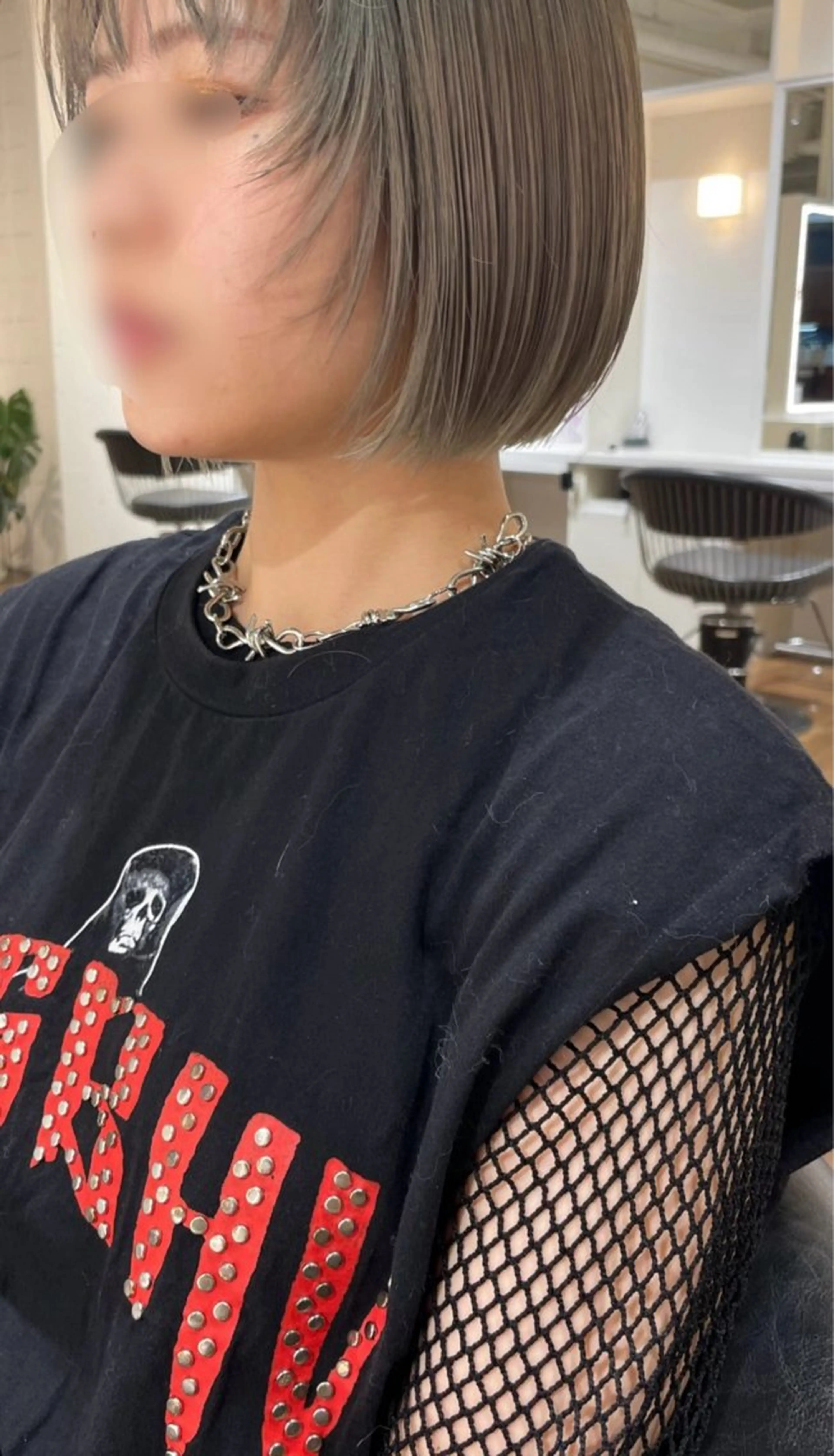 ミディアム 顔まわりレイヤー 顔周りカット 髪質改善 レイヤーカット カット トリートメント cond.所属・アスナ /本日空きあり◎のヘアスタイル