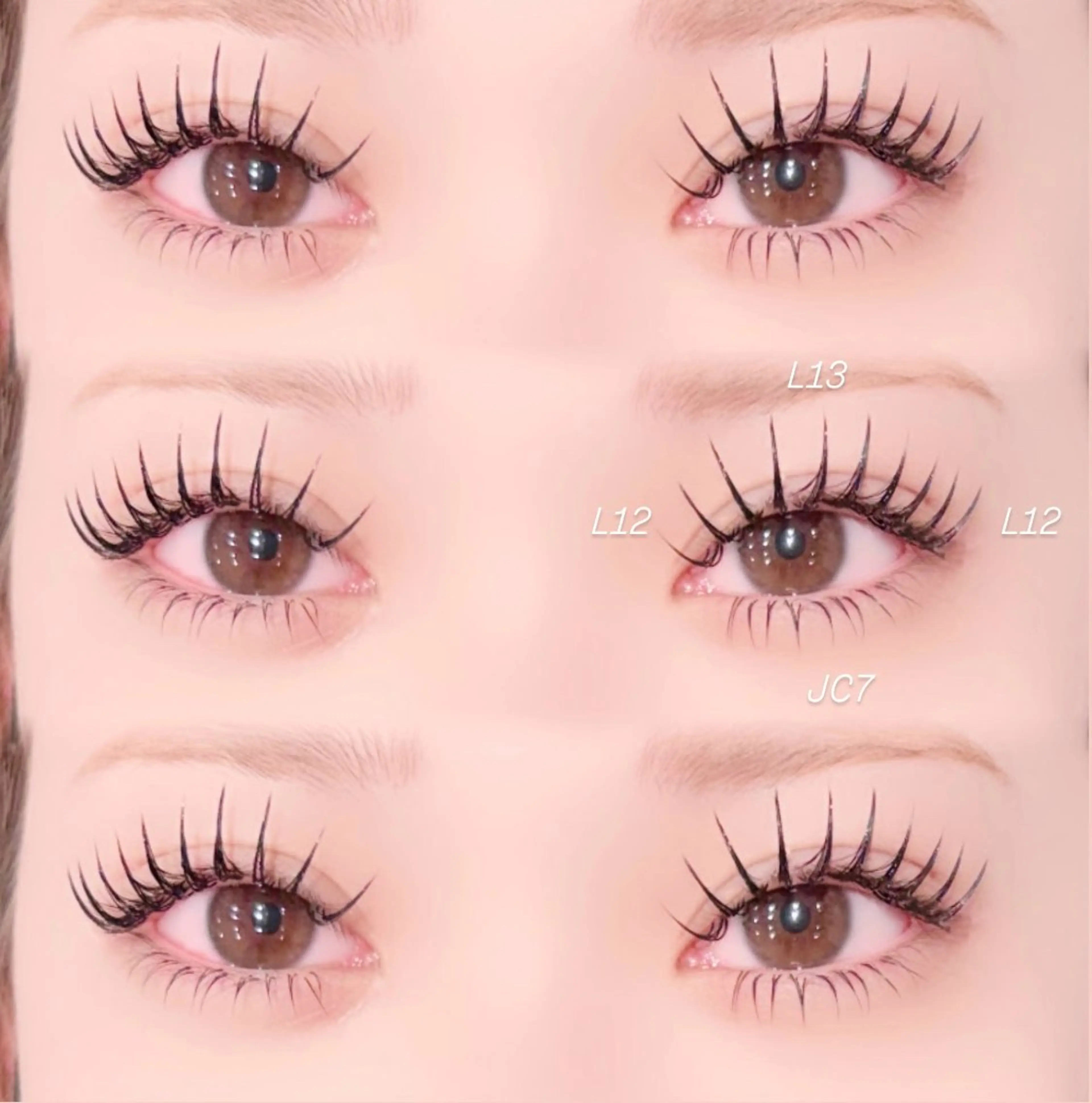 マツエク・マツパ フラットラッシュ 野田 明七のマツエク・マツパデザイン