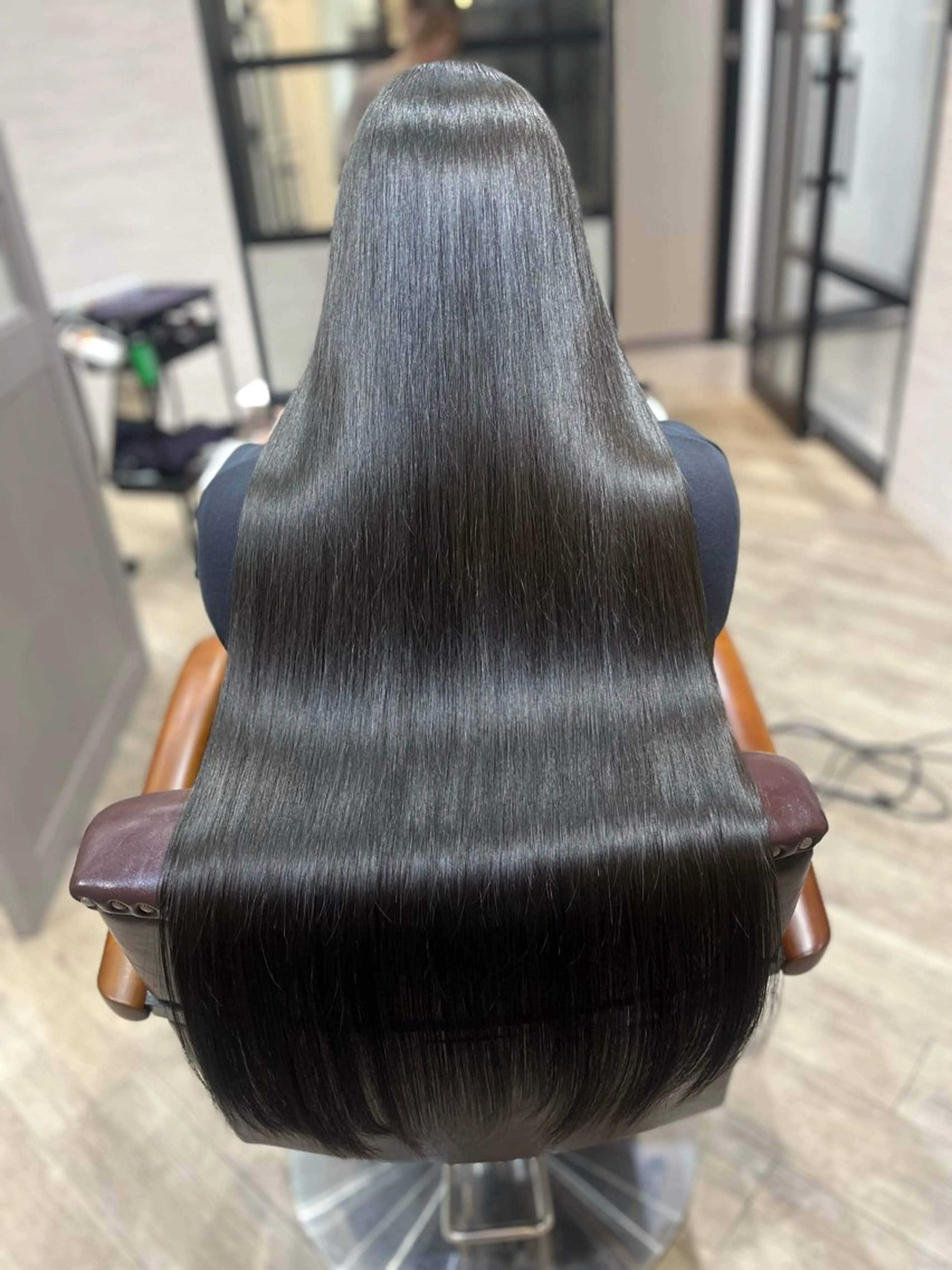 ロング カラー グレージュ オリーブグレージュ オリーブグレー カット ヘアカラー トリートメント 🫧ぷる艶カラー🫧 Yuubi🦩のヘアスタイル