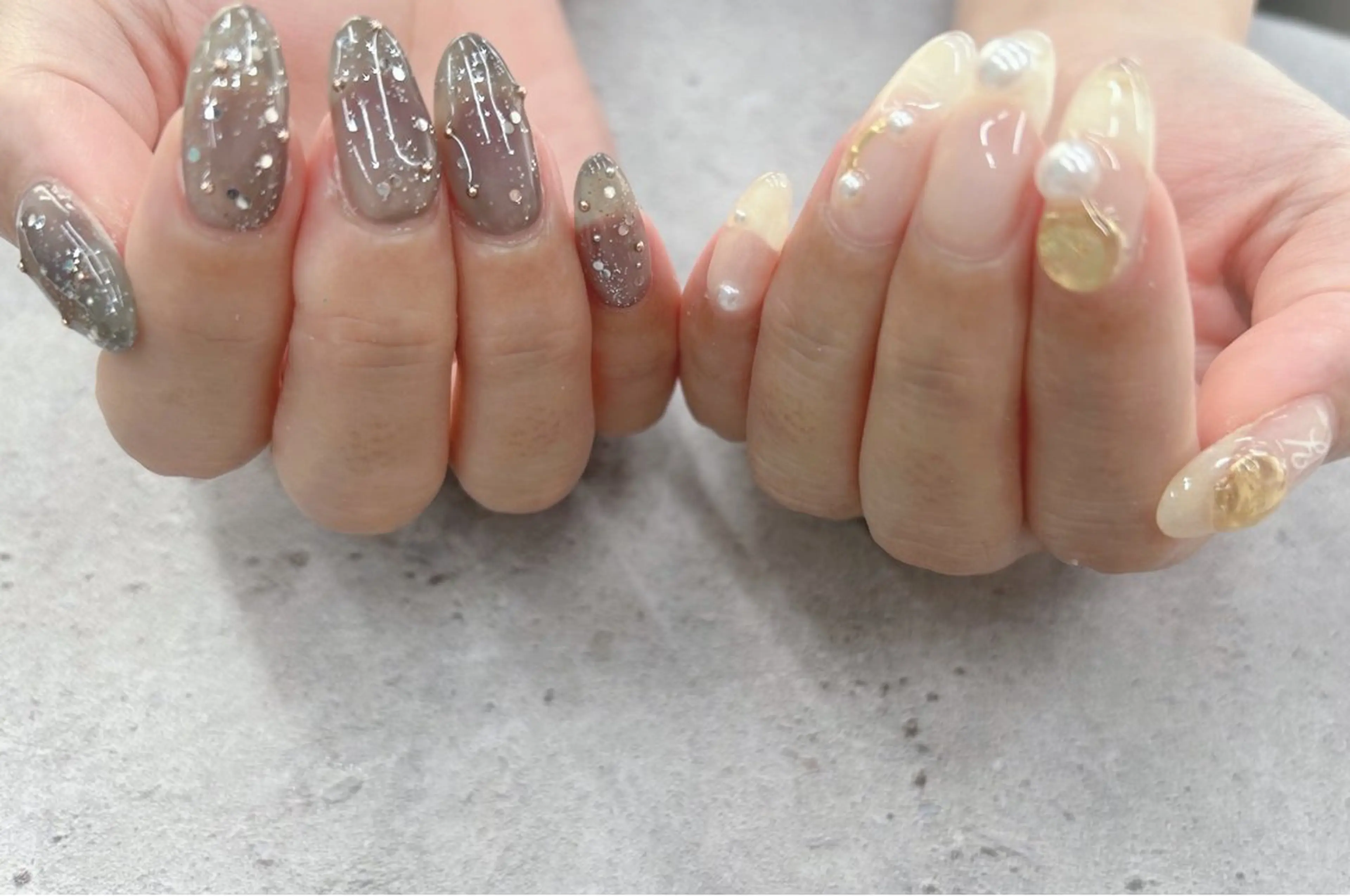 ネイル ニュアンスネイル ハンドネイル Nail Salon agré所属・agré ネイルサロン　アグレのネイルデザイン