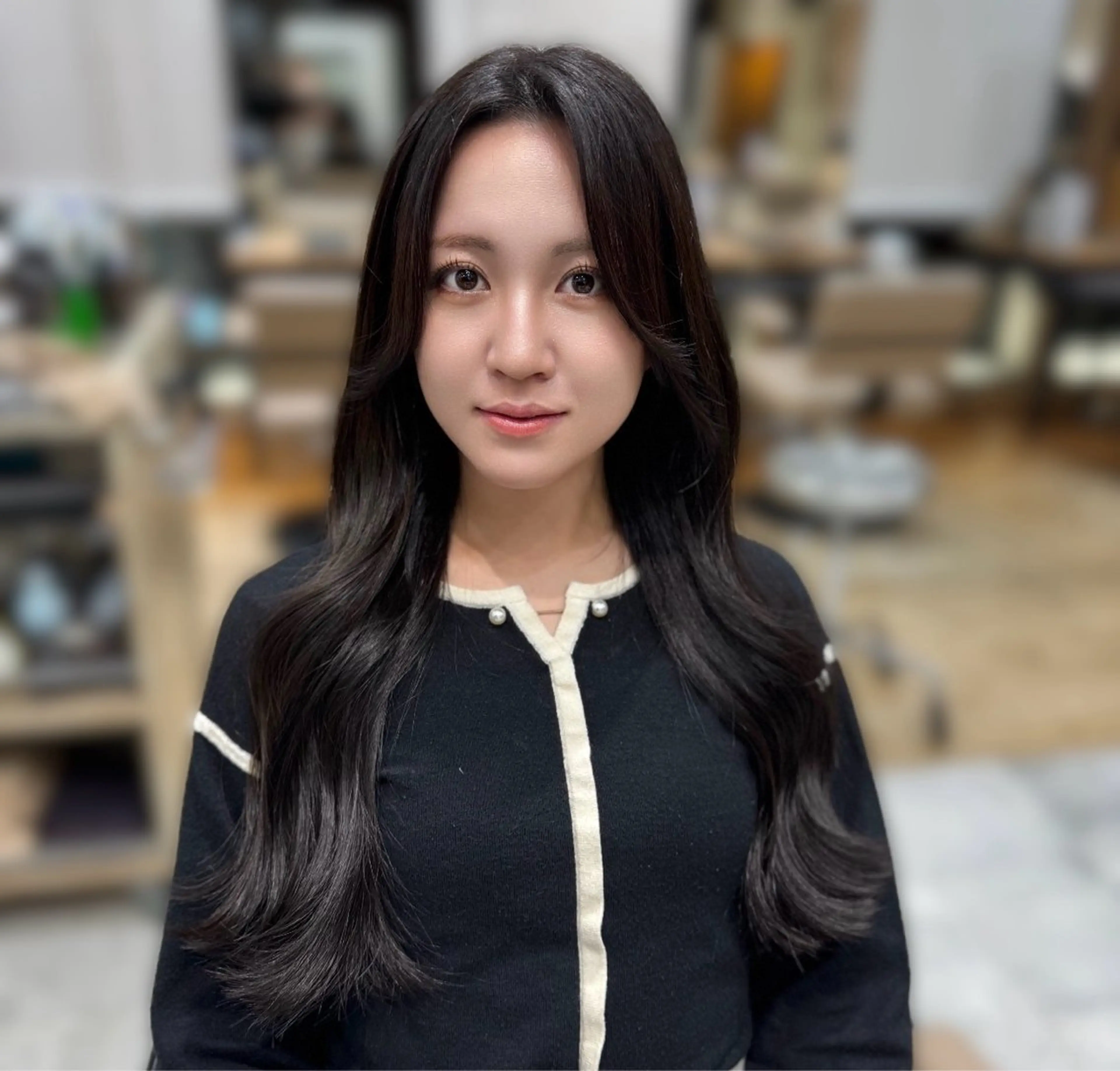 ロング カラー ベージュカラー ブリーチ 透明感カラー グレージュ イルミナカラー ヘアカラー トリートメント 新宿透明感カラー 髪質改善/吉川怜奈のヘアスタイル