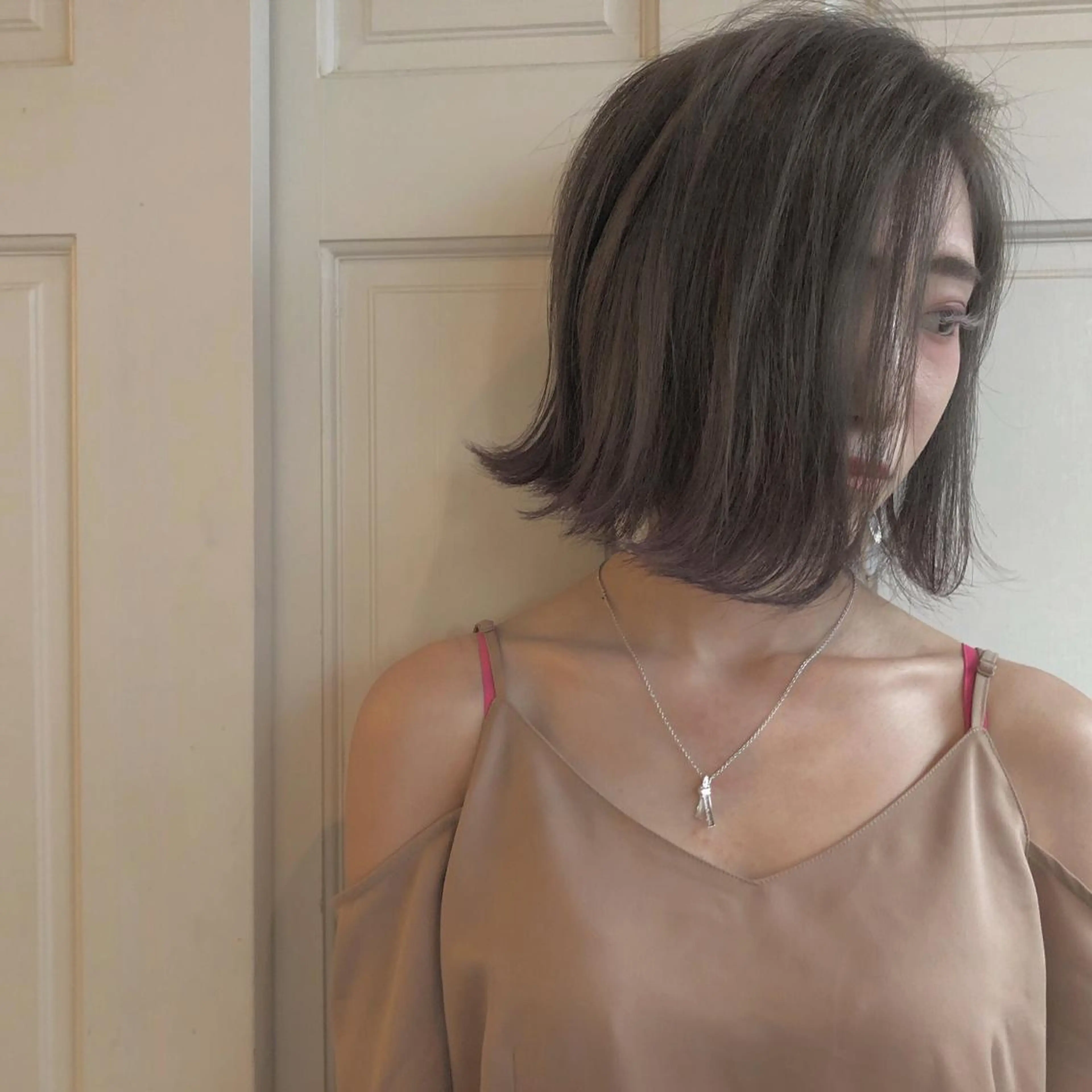 ミディアム カット ヘアカラー トリートメント 🌸ハイトーン 新田　廉 🌸のヘアスタイル