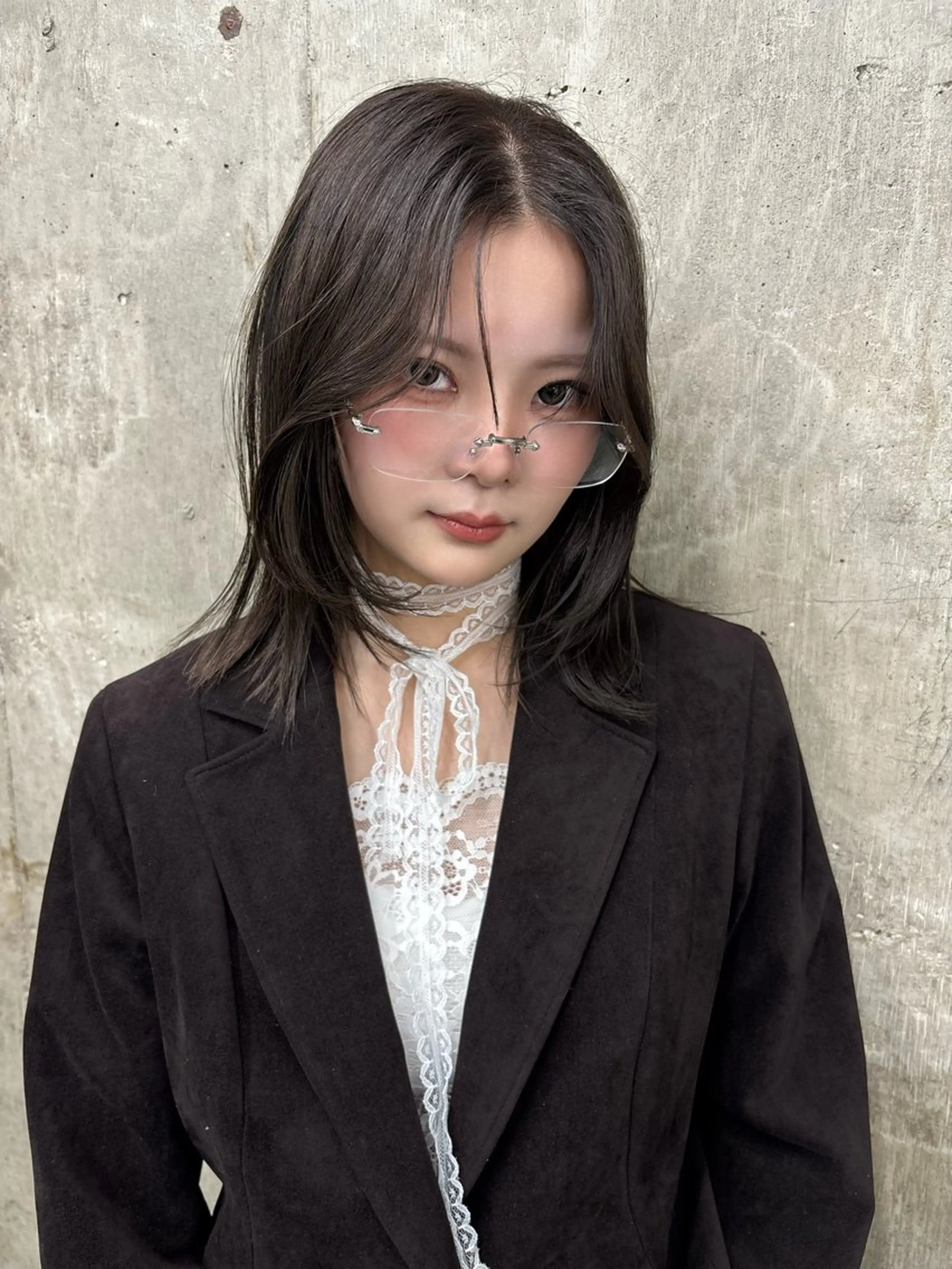 ミディアム カラー ひかり/透明感カラー /ボブのヘアスタイル