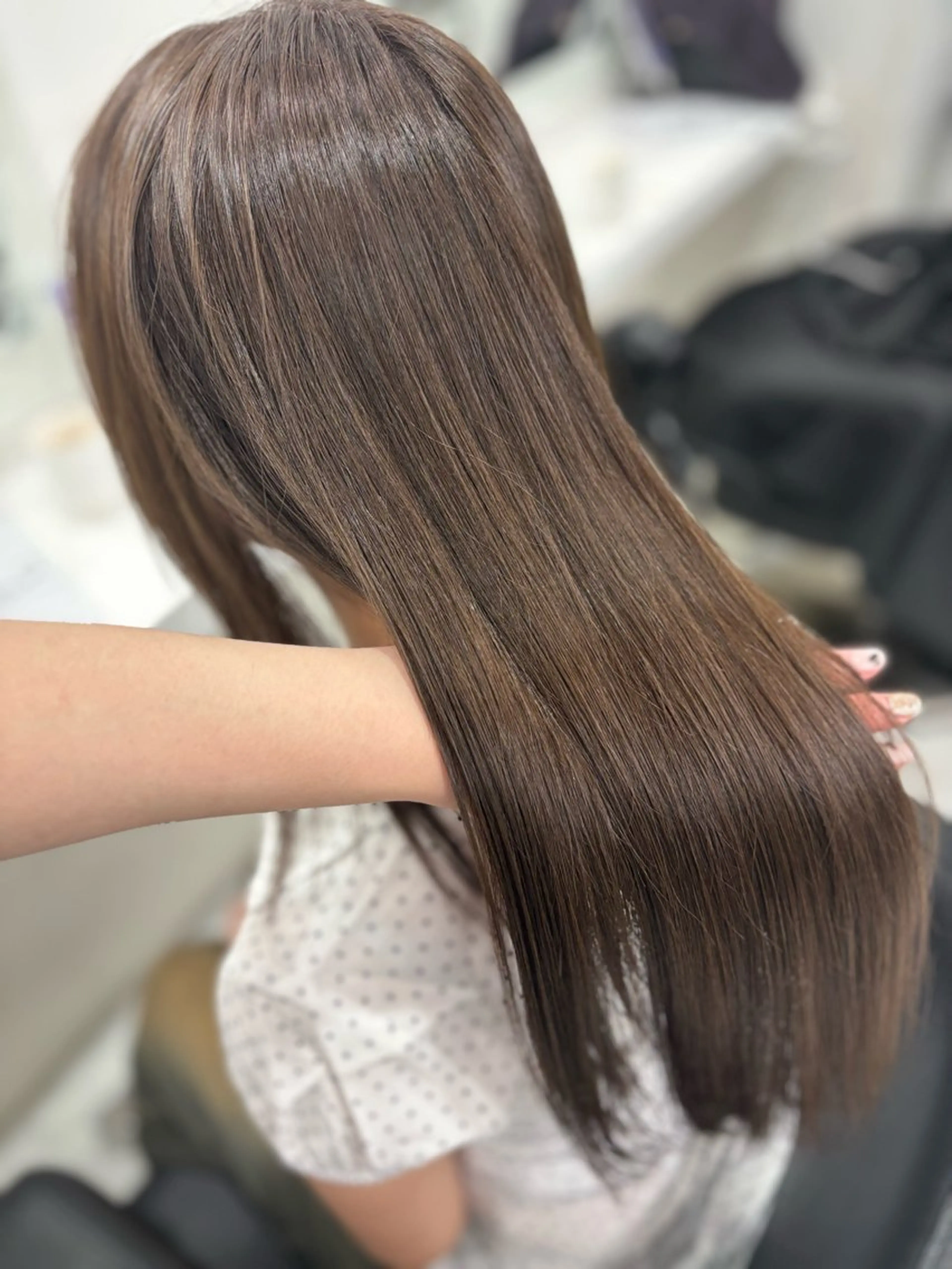 ロング カラー ヘアアレンジ ヘアカラー トリートメント ヘアセット 透明感💕今っぽ似合 わせ𝐍𝐨. 𝟏のヘアスタイル