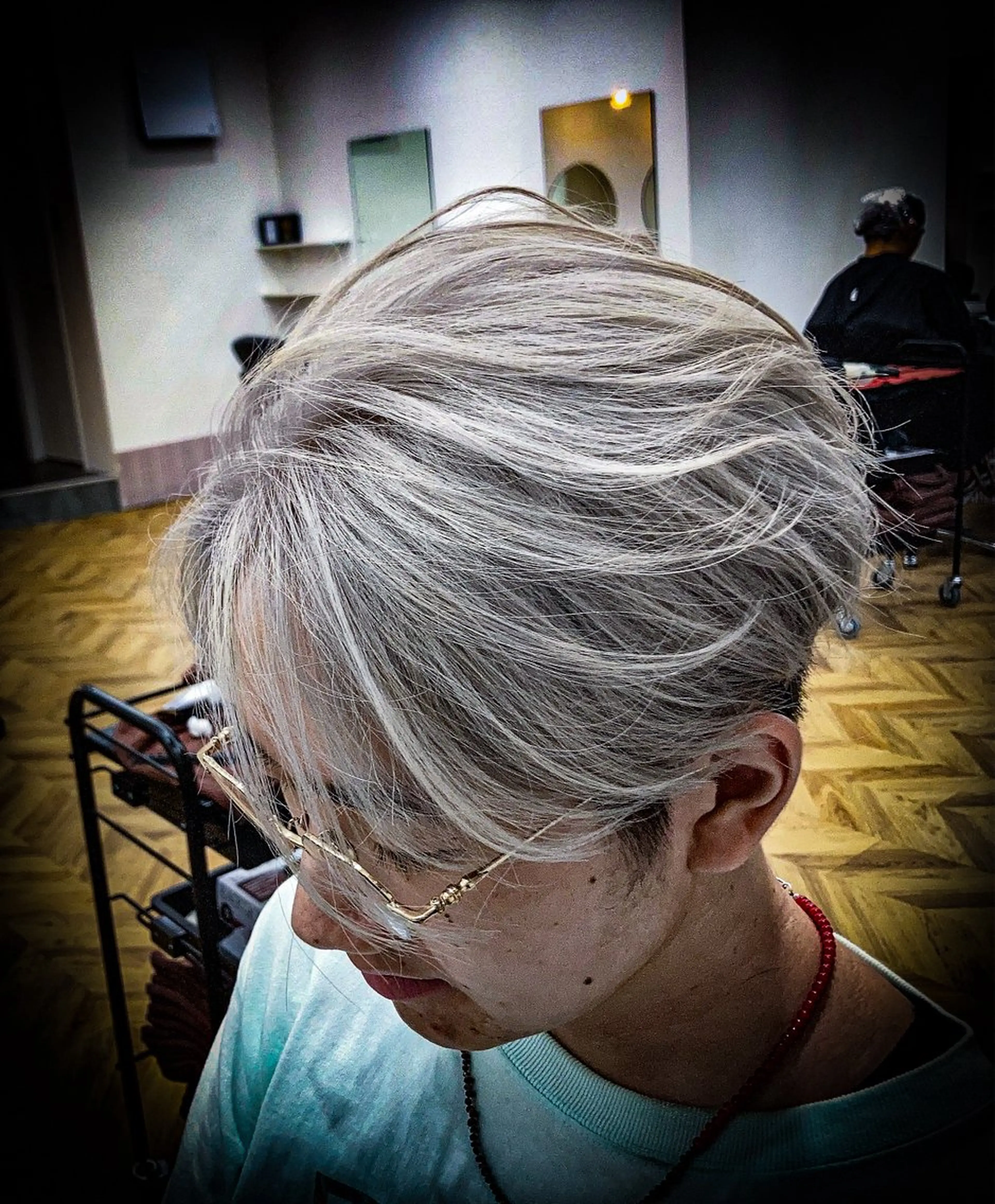 ショート カラー メンズ カット ヘアカラー トリートメント ❤️ハッシュカット× 髪質改善❤️カイトのヘアスタイル