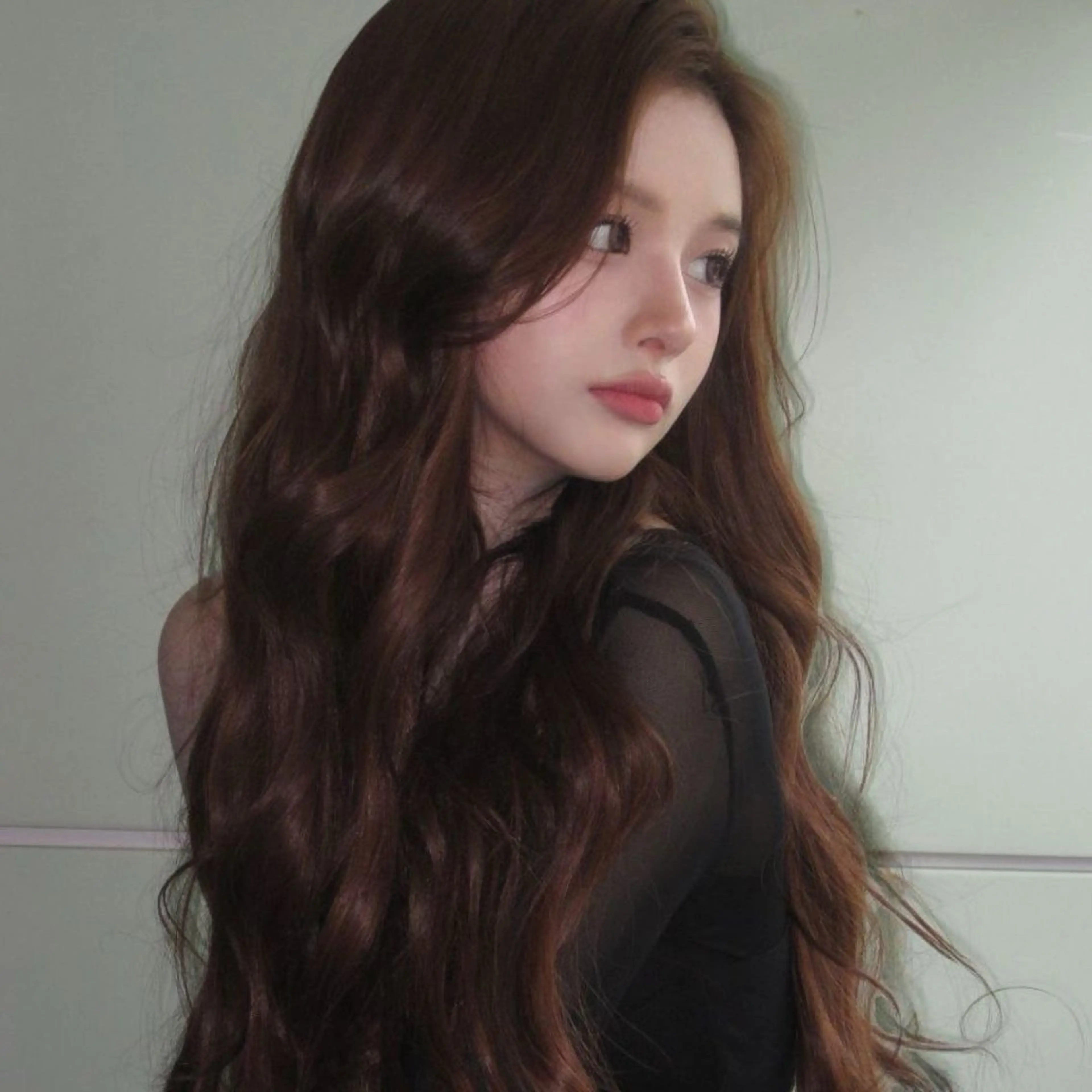 ロング カラー ブリーチなし透明感 艶🌟YOSHIKIのヘアスタイル