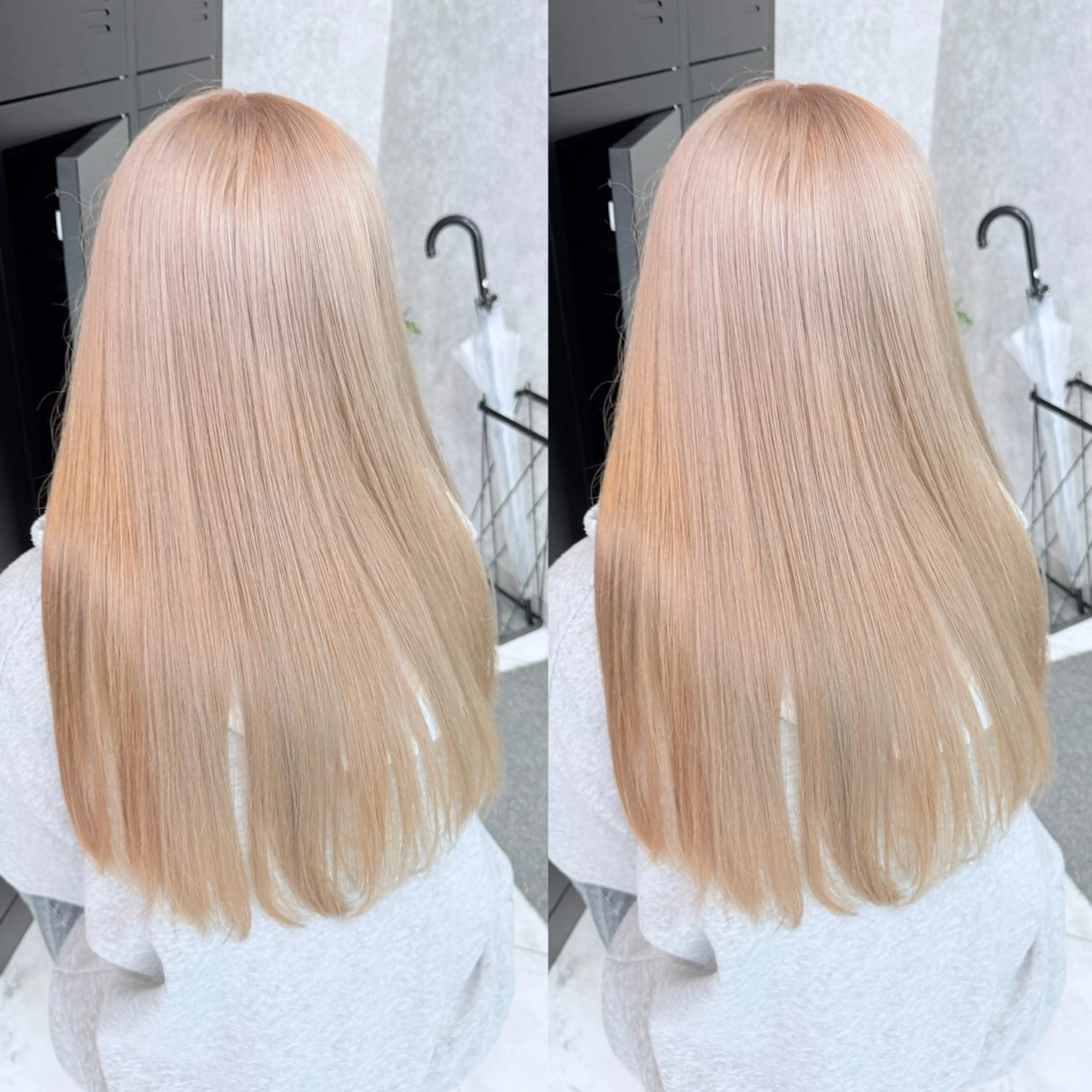 💜ダブルカラー(ブリーチ1回+オンカラー)💜(前処理・中間処理)付き🎀の写真