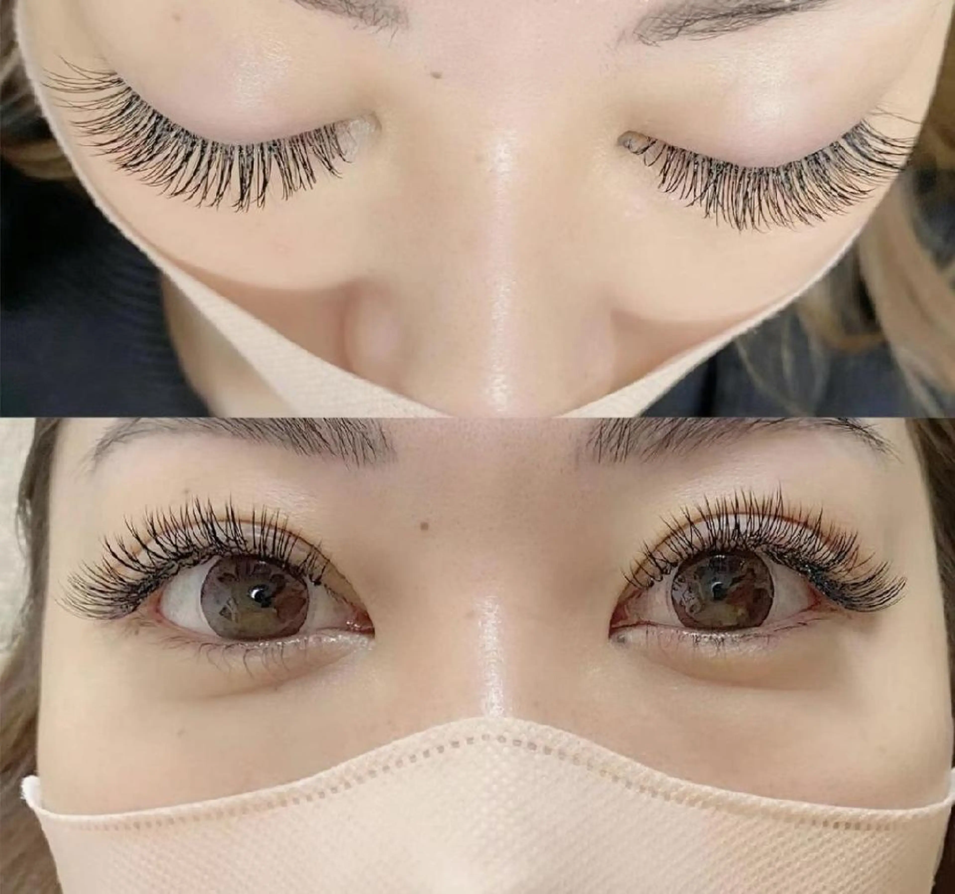 マツエク・マツパ 付け放題 フラットラッシュ LB美容サロン 池袋東口店のマツエク・マツパデザイン