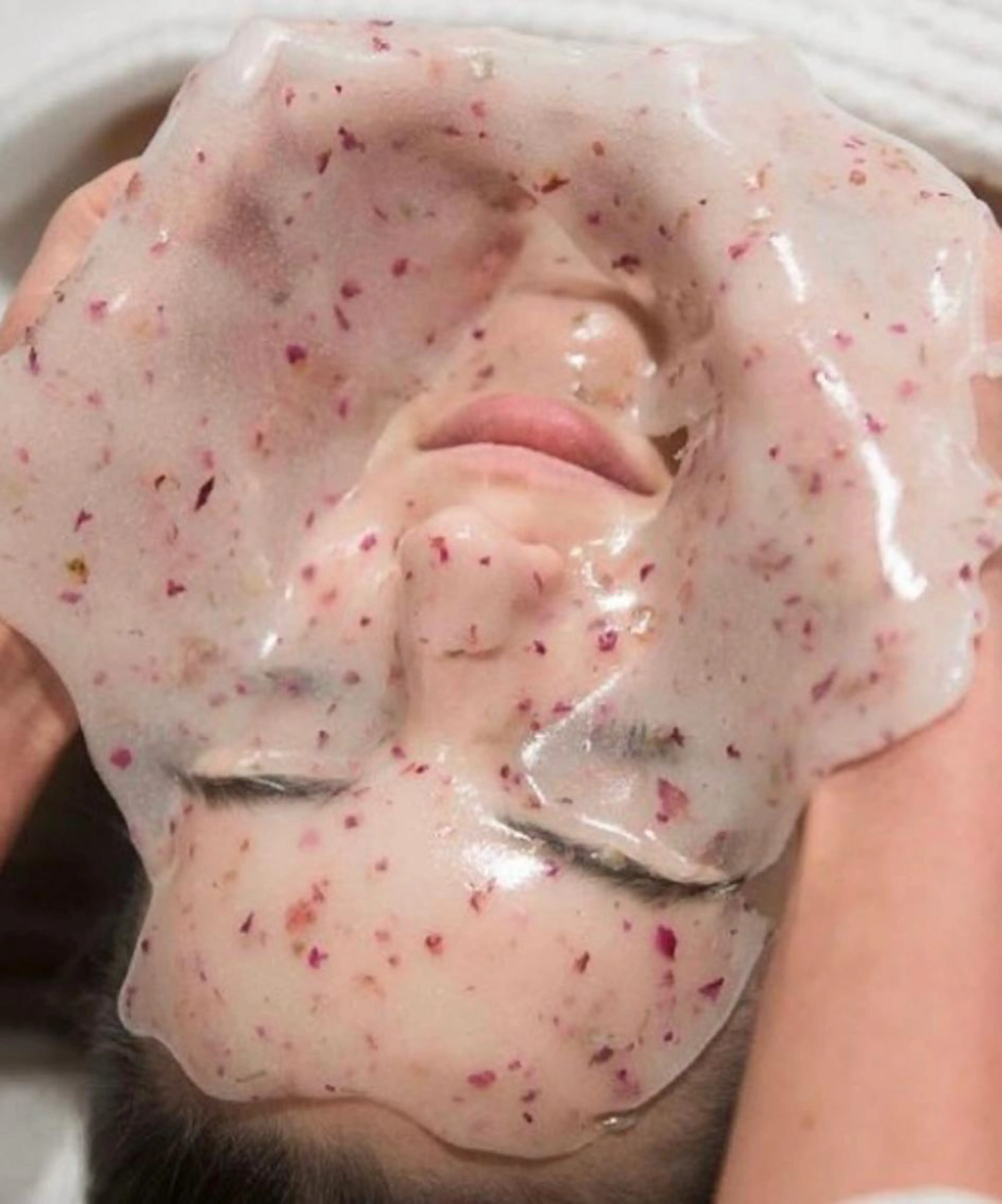 海外セレブ愛用🩷選べるハイドロジェリーマスク🥣首肩頭皮マッサージ付きの写真