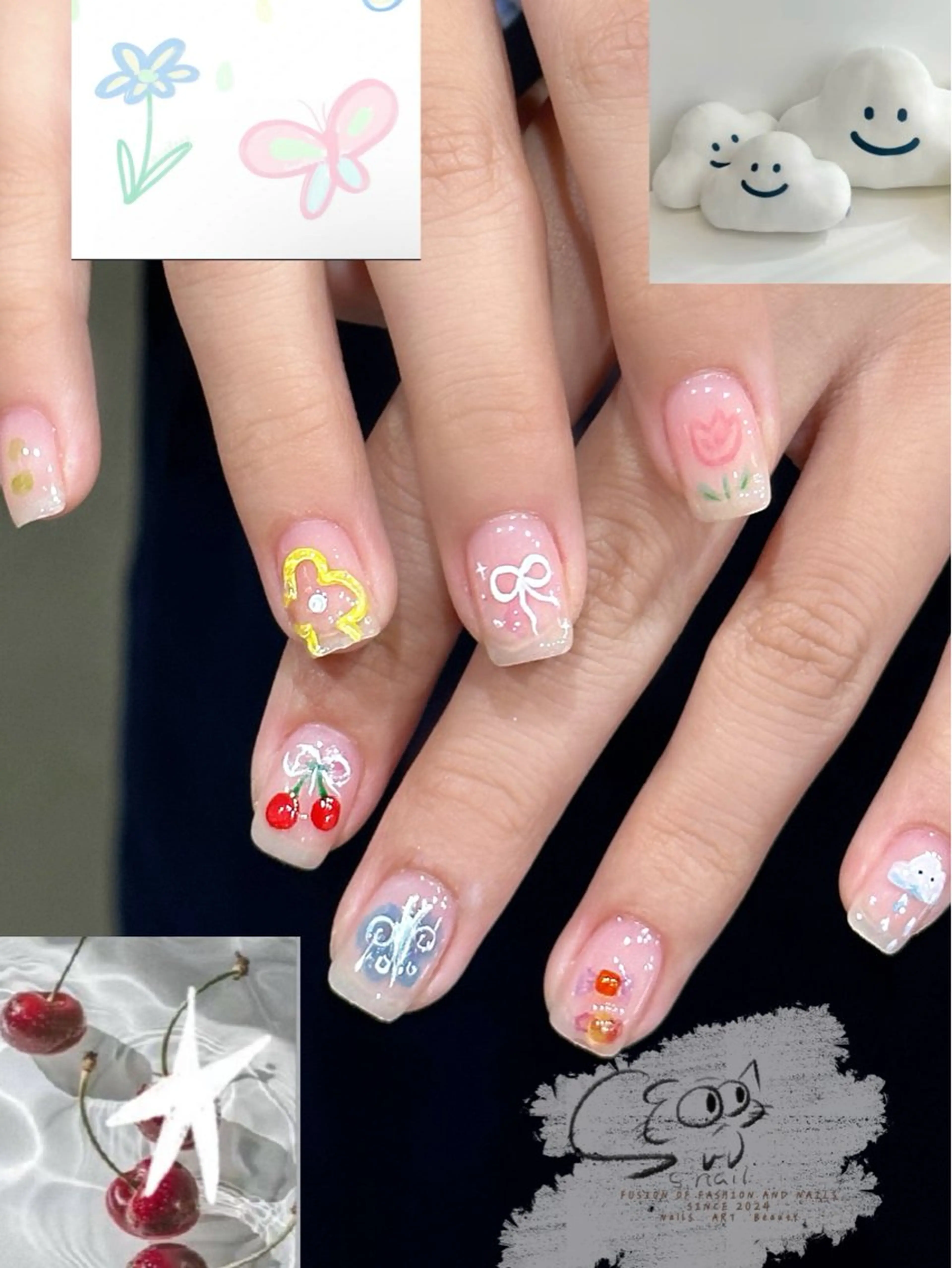 ネイル チークネイル フレンチネイル グラデーション マグネットネイル ワンカラーネイル S.nail所属・S.nail _のネイルデザイン