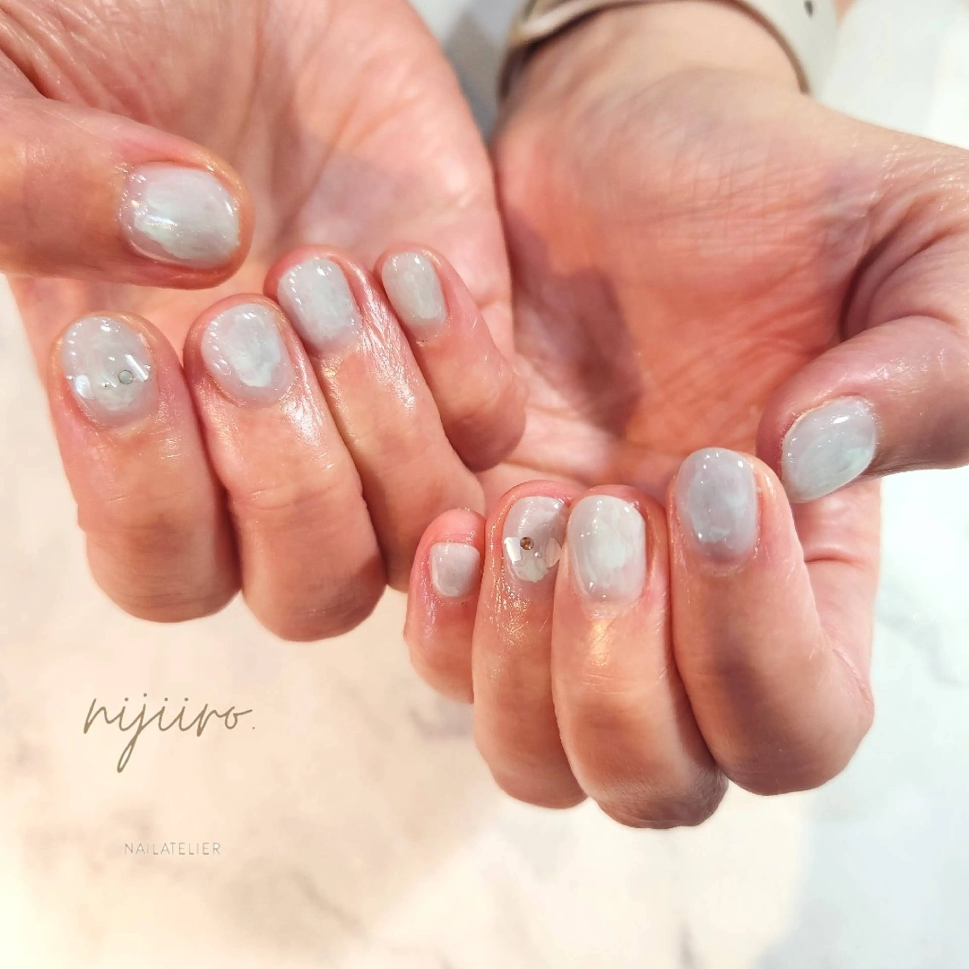 ネイル ハンドネイル nailatelier nijiiro.所属・nijiiro🌈 サトウのネイルデザイン