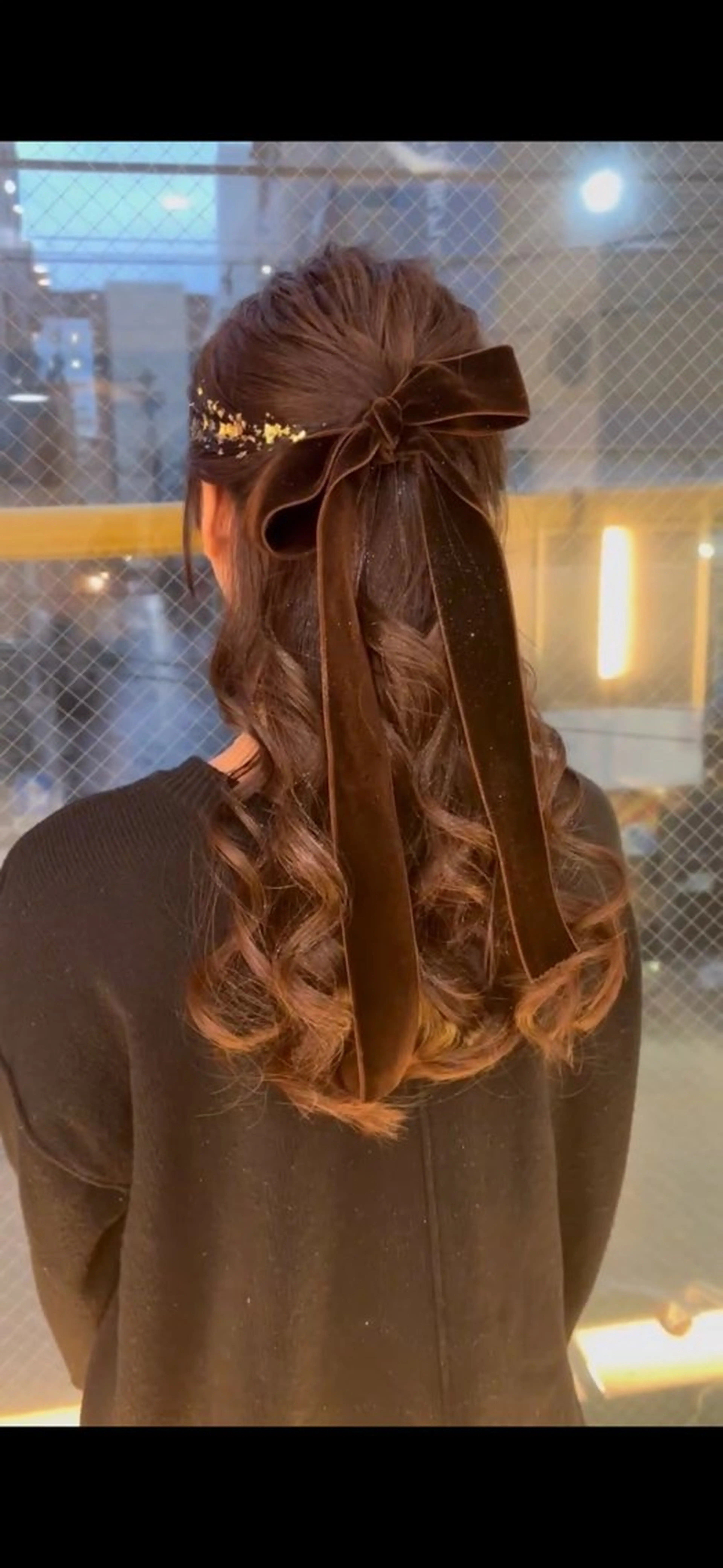 ロング ヘアセット chic 渡辺 桃羽のヘアスタイル