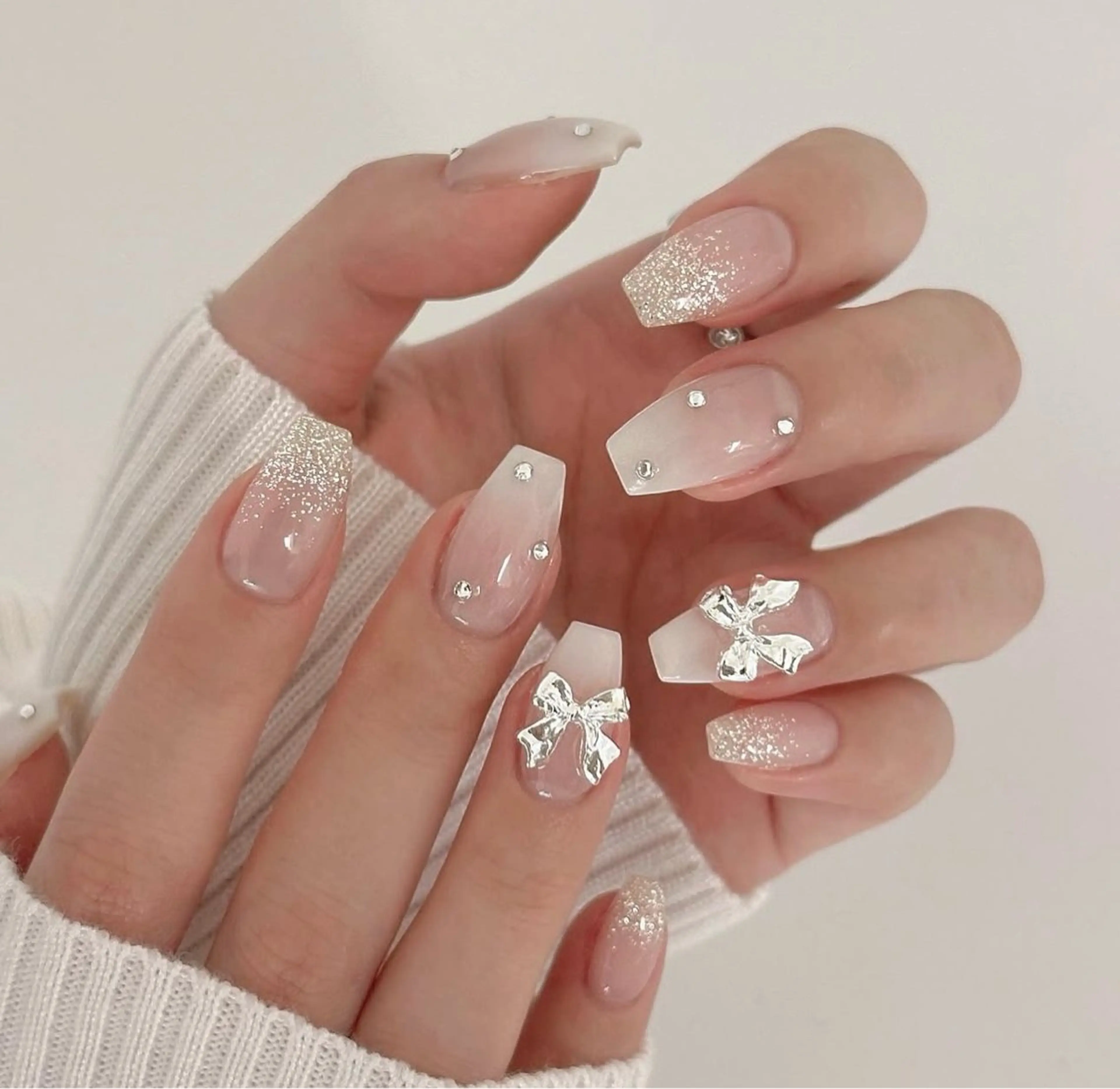 ネイル 韓国ネイル 持ち込み ニュアンスネイル ネイルチップ ハンドネイル TABI ANA.CHUOのネイルデザイン