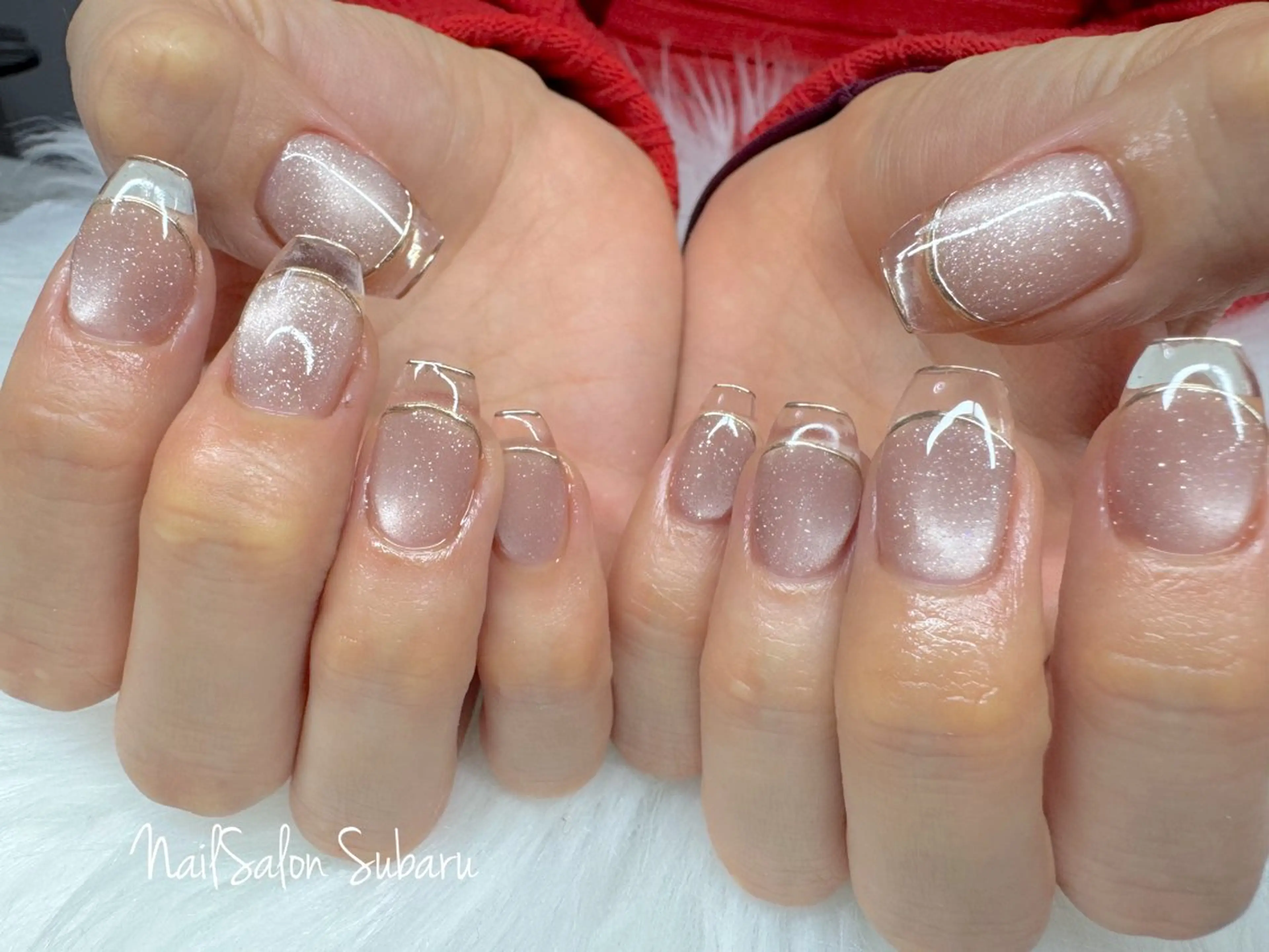 ネイル 長さ出し ミラーネイル ハンドネイル Nail Salon Subaru所属・Nail Salon Subaruのネイルデザイン