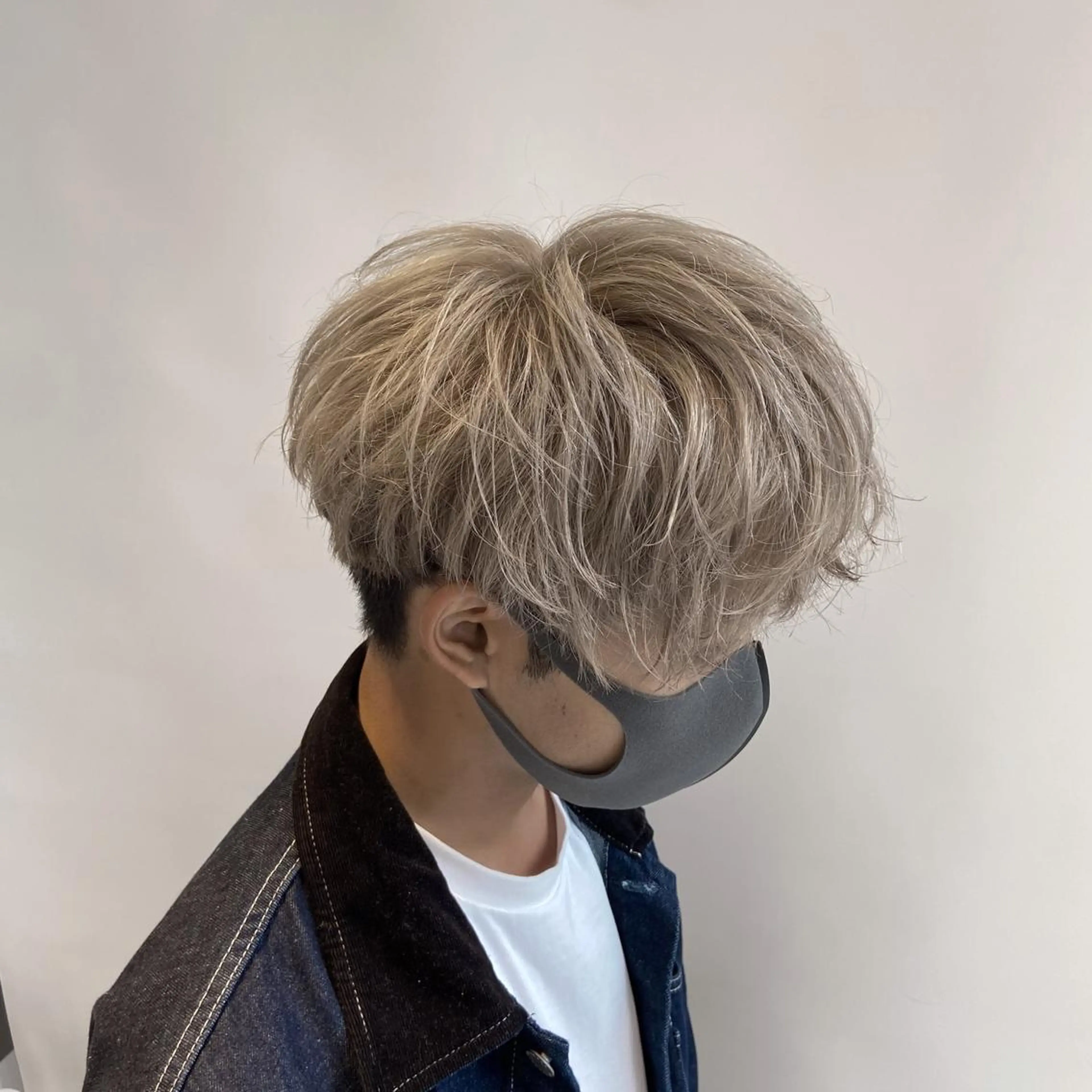 カラー メンズ ダブルカラー カット ヘアカラー トリートメント メンズ縮毛矯正 ♠️店長下平隼人のヘアスタイル