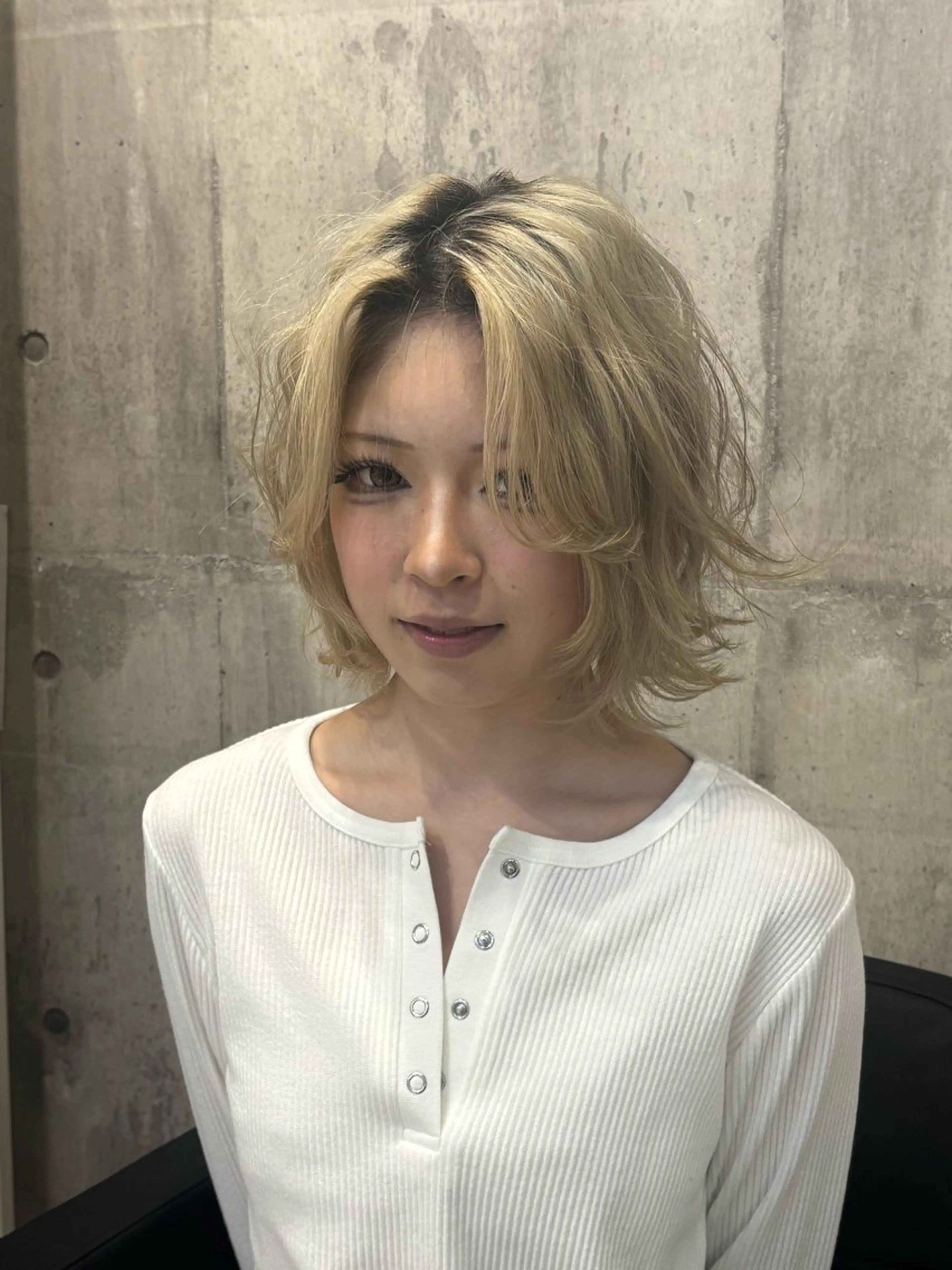 ショート カット ヘアカラー ボブ／"質感再生"艶 カラー🫧sHOMaのヘアスタイル