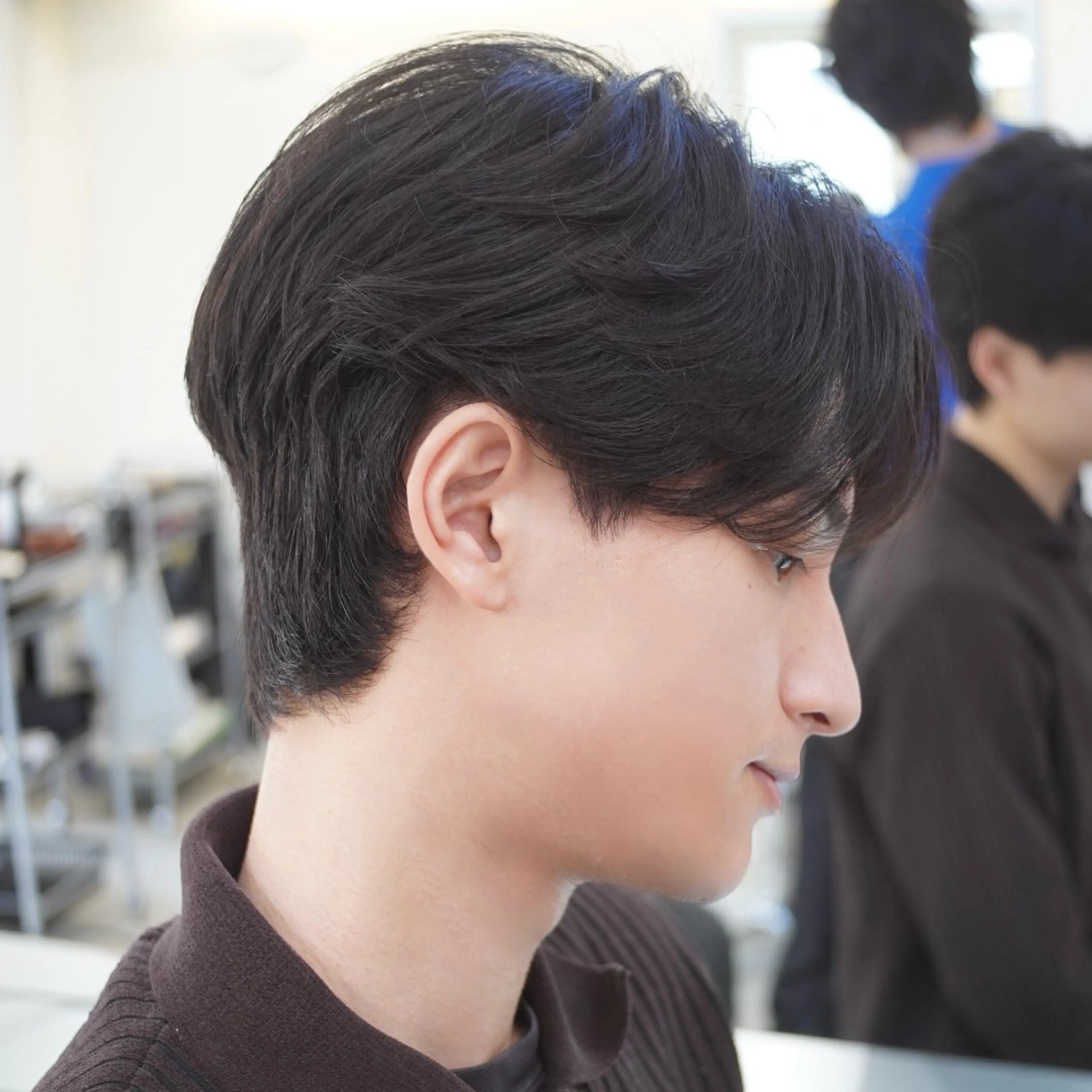 メンズ カット パーマ THE Leric 原宿店【ザ　レリック】所属・RIKU⚡️毛流れ ヘア×眉ワックスのヘアスタイル