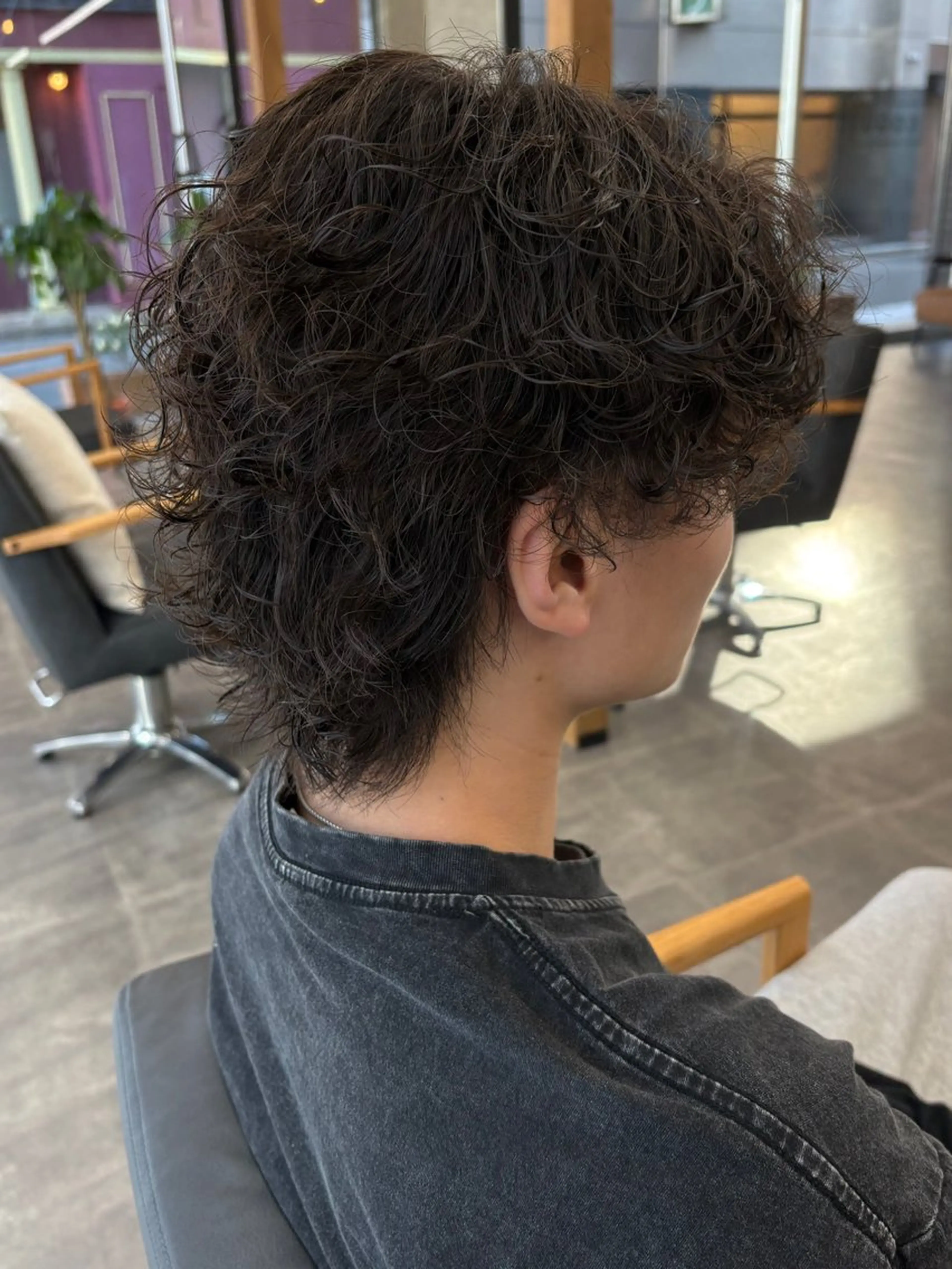 ミディアム カット パーマ momo🍀COQU 千葉駅/🚹限定のヘアスタイル