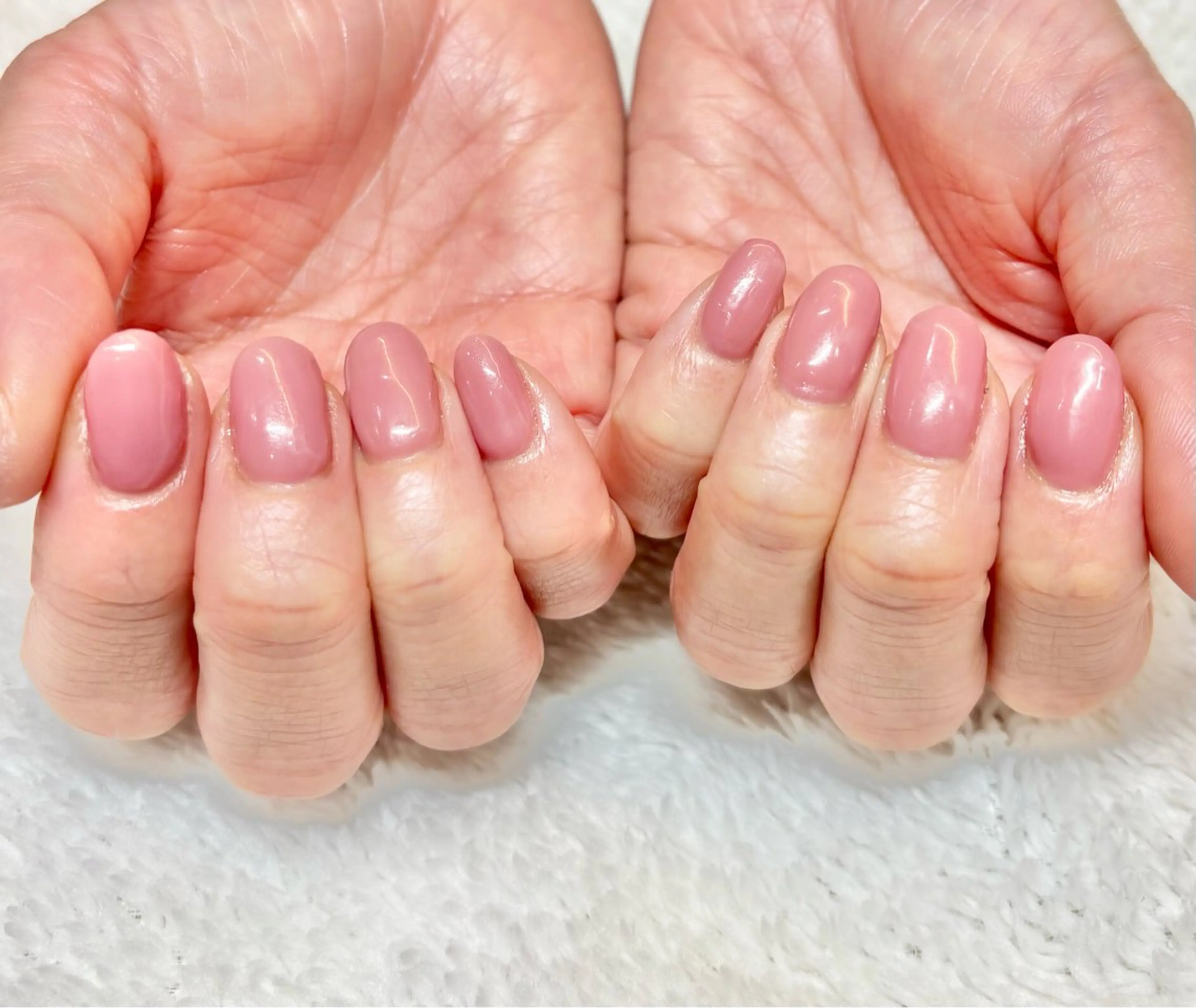 ネイル ピンク シンプルネイル パラスパガーデン ♡齊藤歩のネイルデザイン