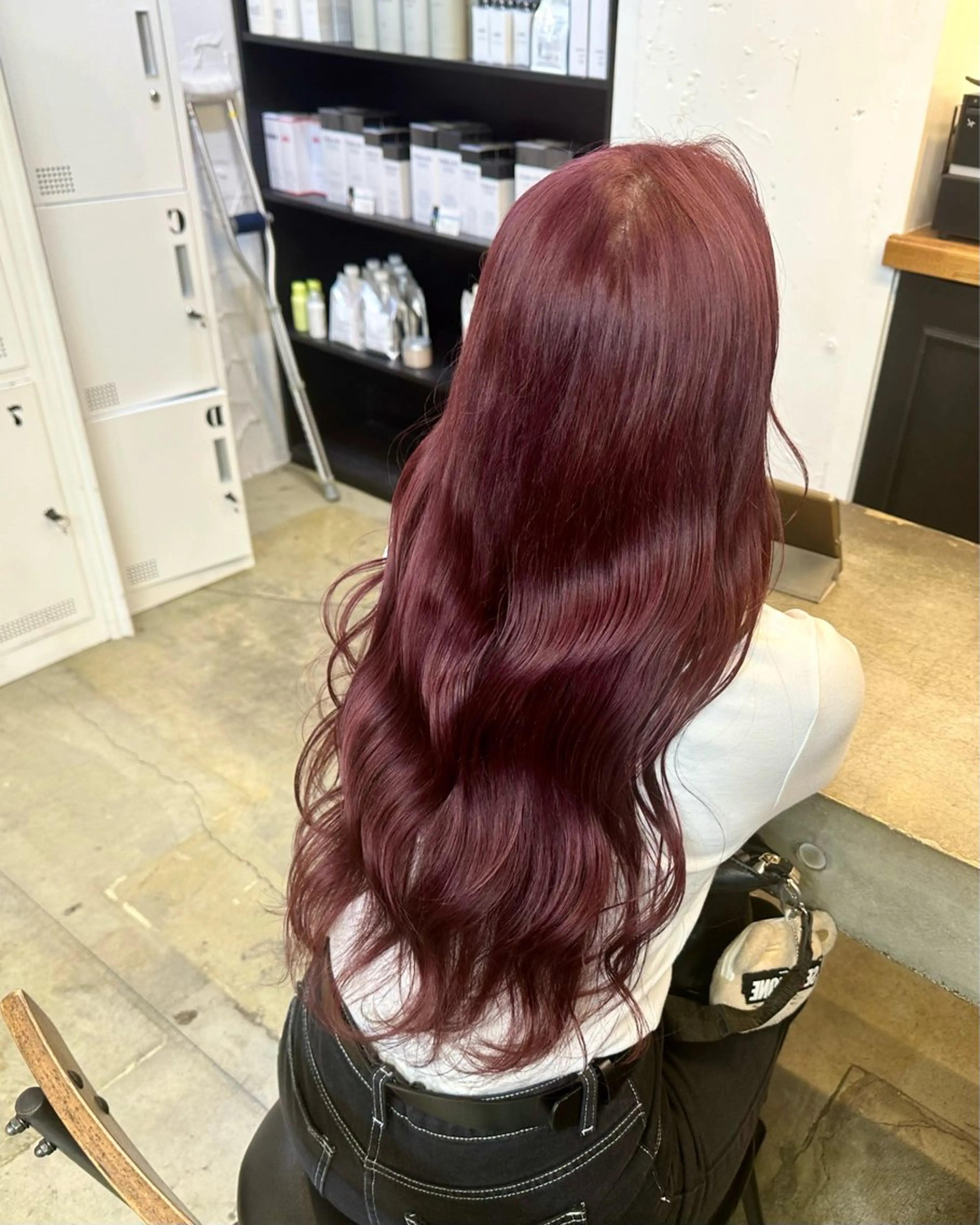 ミディアム カラー パーマ ヘアアレンジ 暖色💖ツヤ髪💖 masae🌼のヘアスタイル