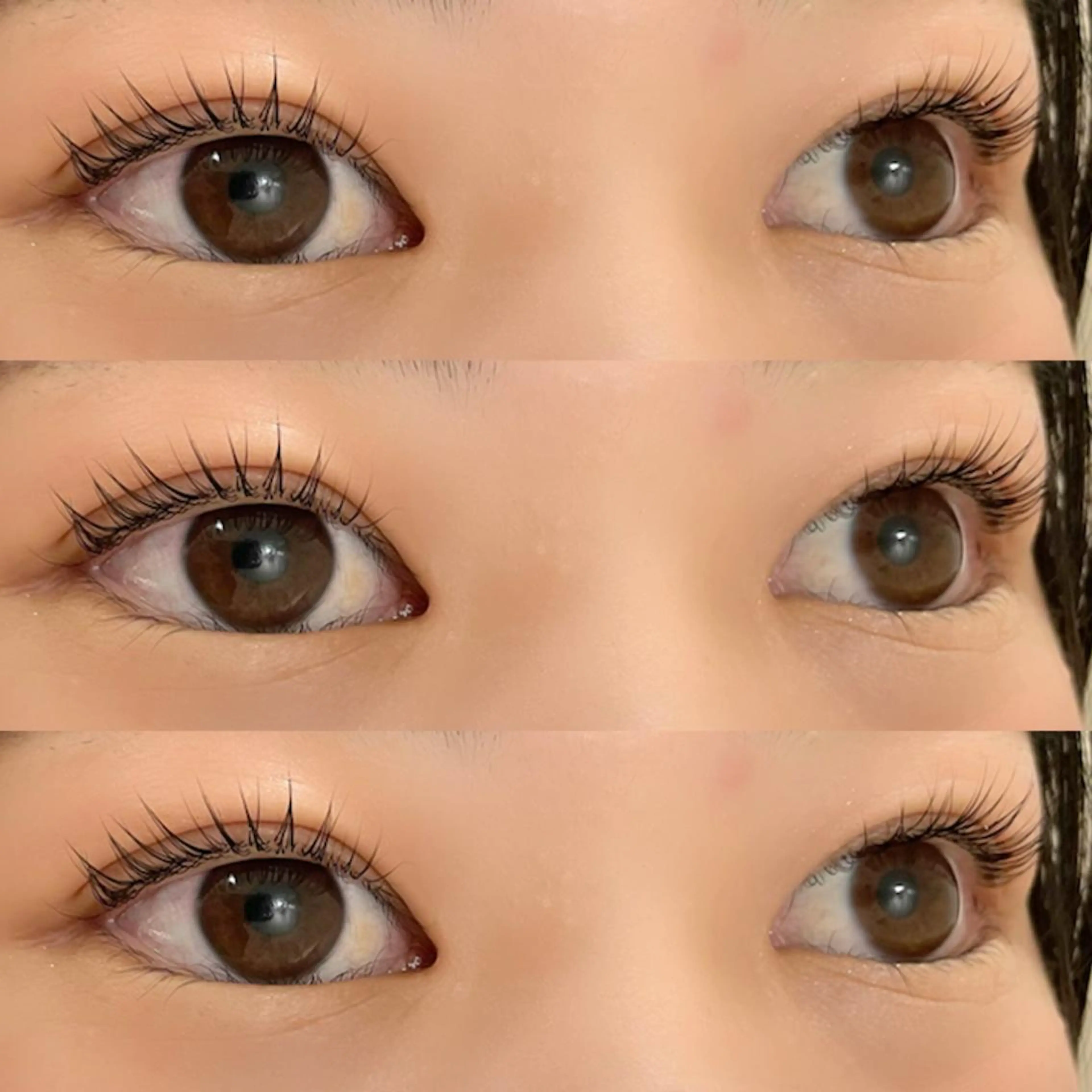 マツエク・マツパ フラットラッシュ ナチュラル パリジェンヌラッシュリフト まつげパーマ 一重×まつ毛パーマ マツパ 💕丸島 夏名🐰🍀のマツエク・マツパデザイン