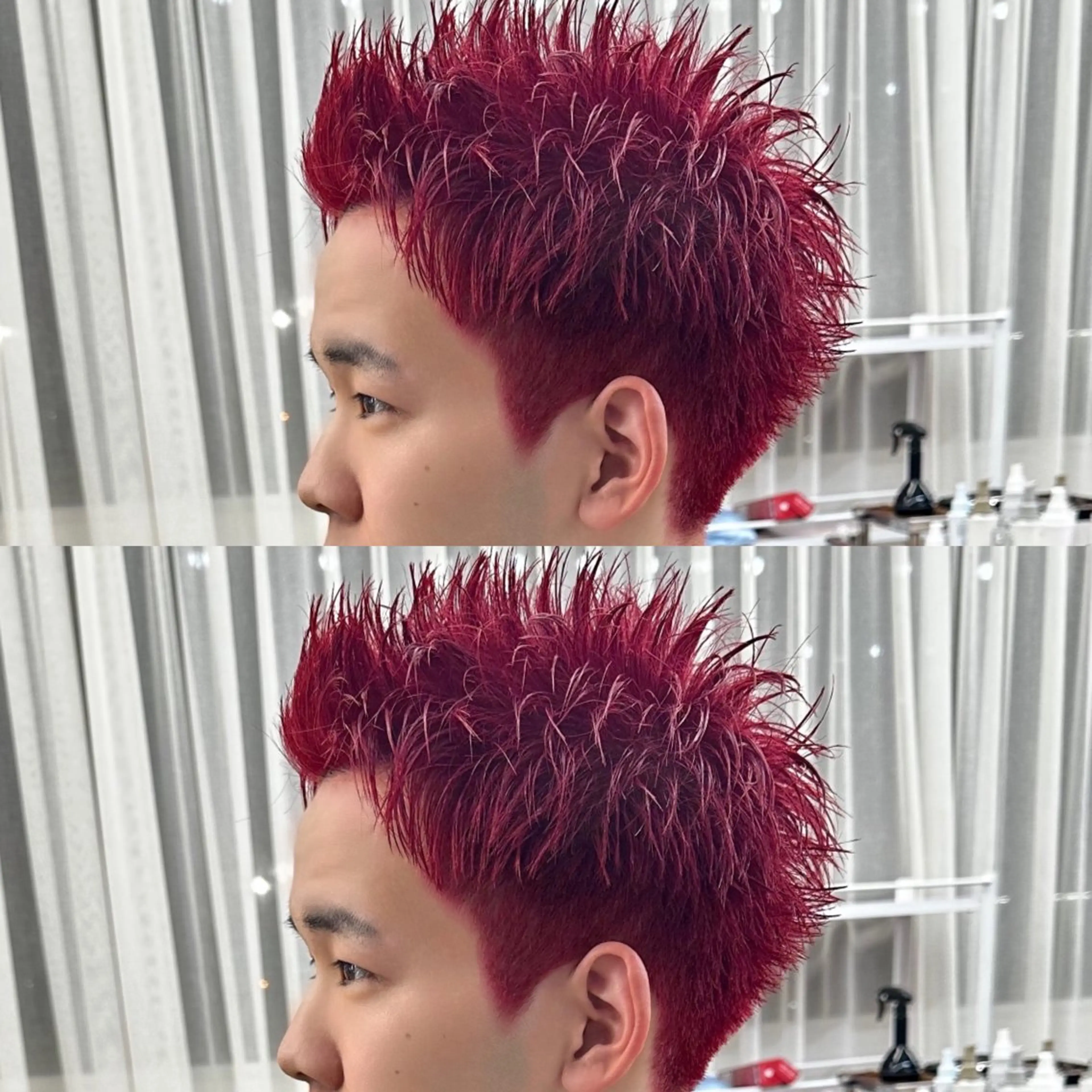 ショート カラー メンズ スパイキーショート ショートヘア メンズ特化✂️ 小枝 優生のヘアスタイル