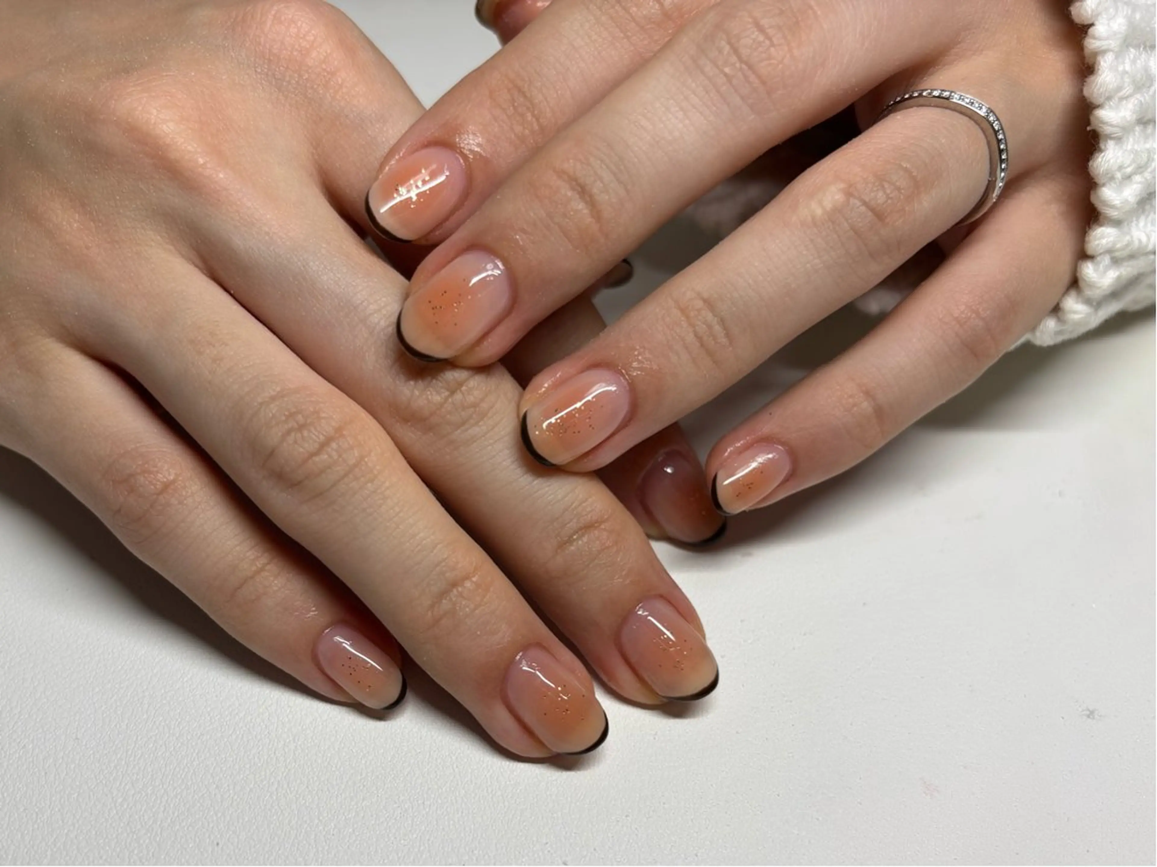 ネイル チークネイル フレンチネイル nayu nailのネイルデザイン