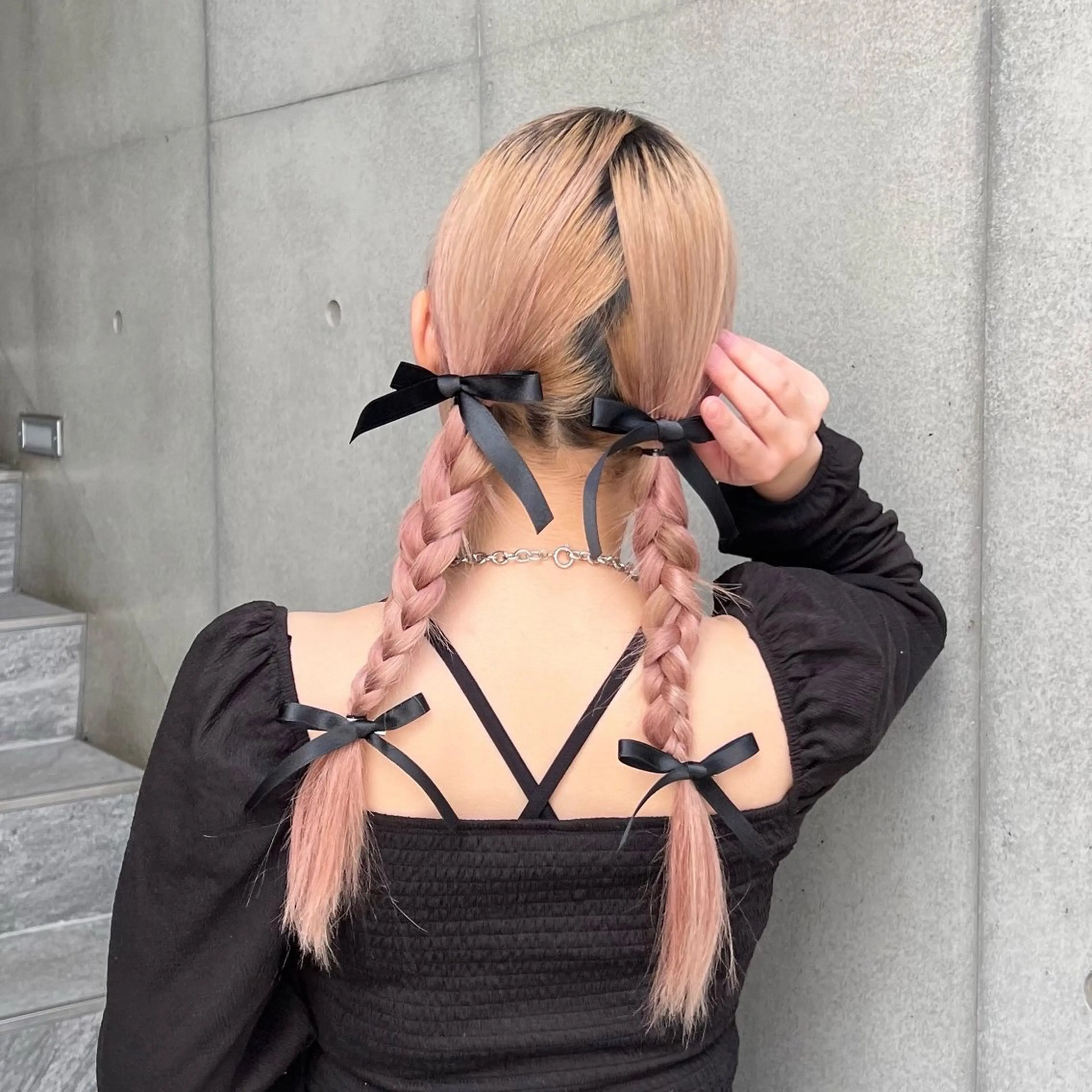 ロング ヘアセット カコ/レイヤーカット ヘアアレンジのヘアスタイル