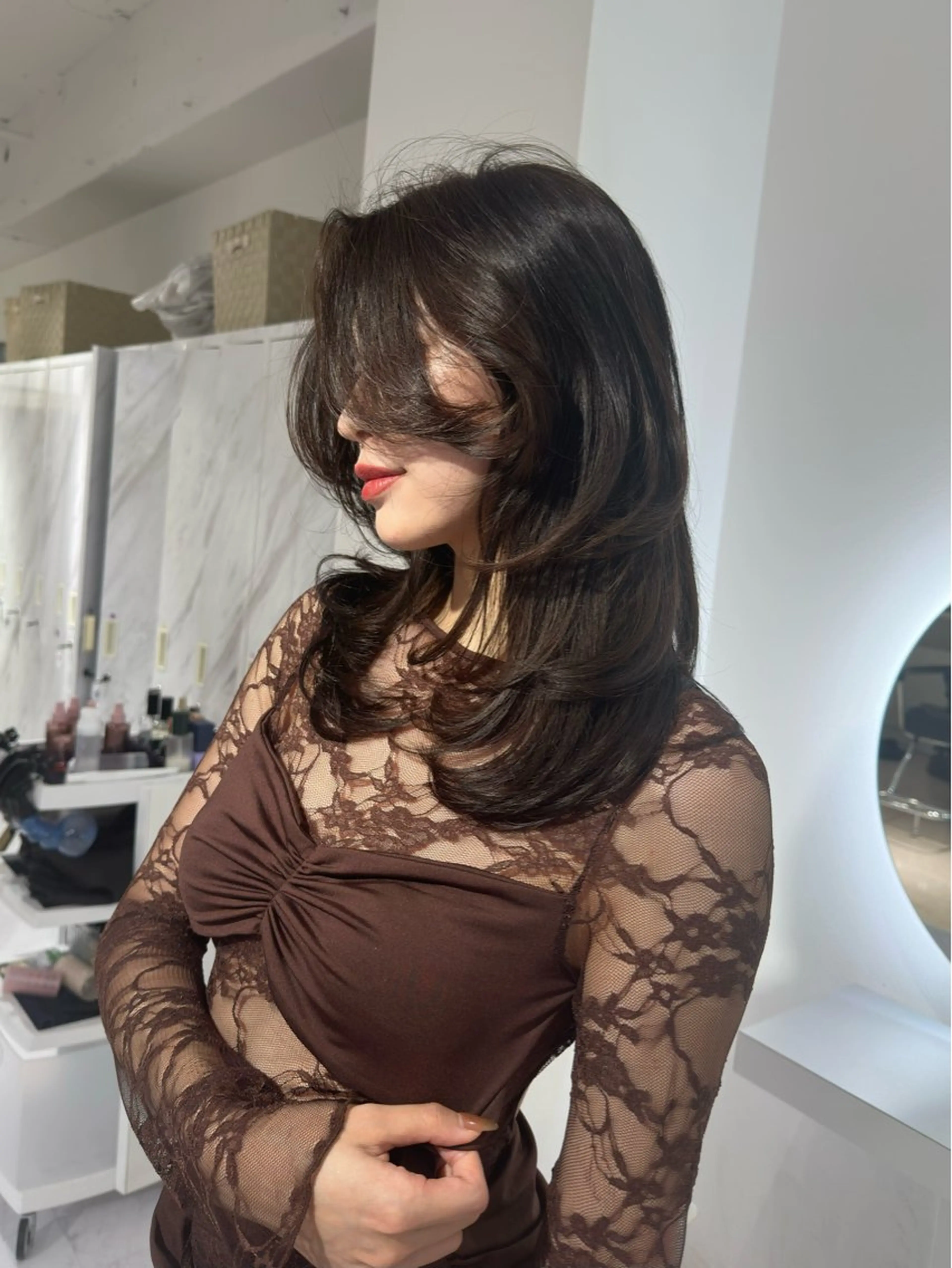 ロング ヘアカラー YOLO上野所属・MANA/上野/ カラーモデル🖤✨のヘアスタイル