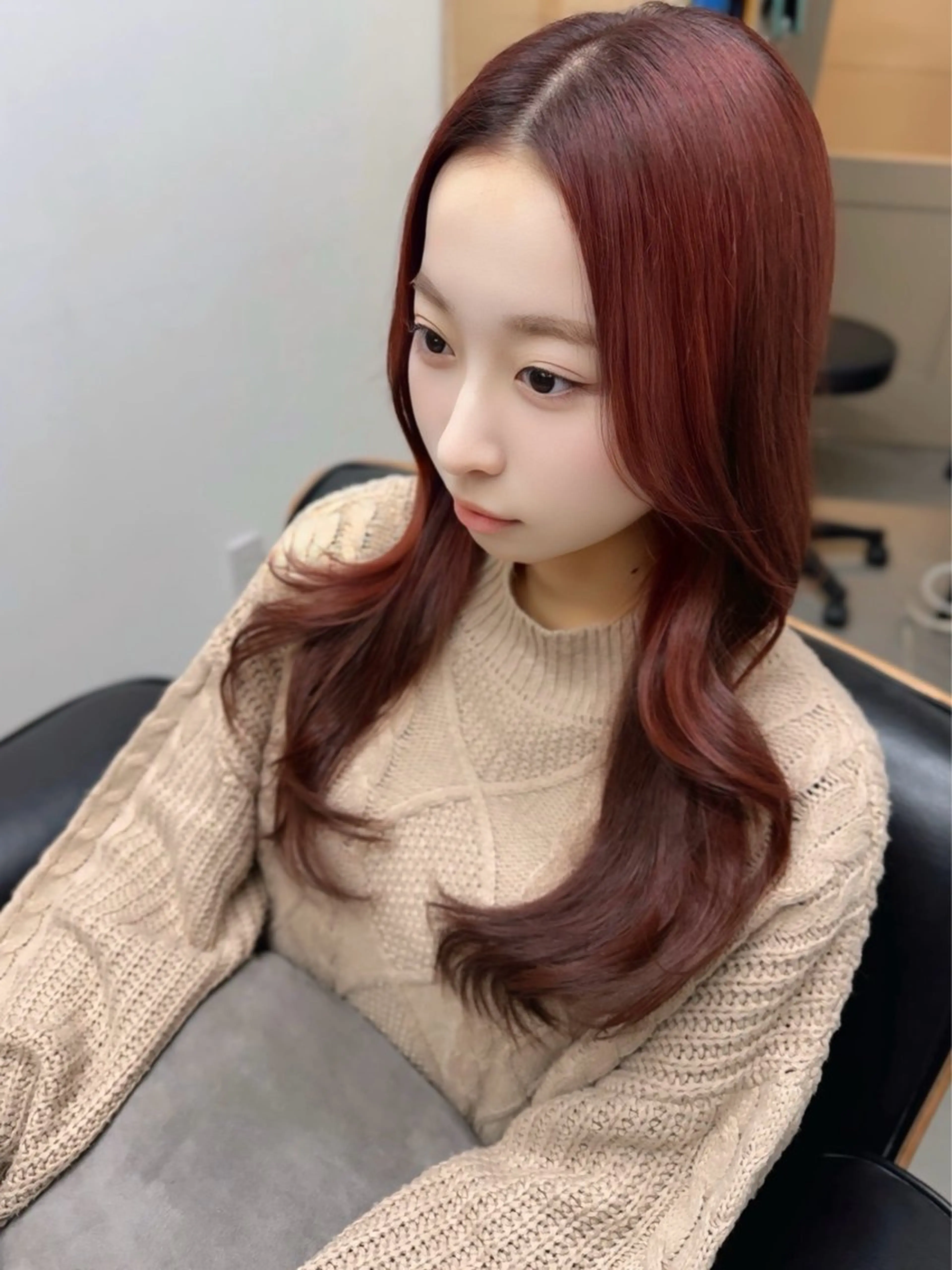 ロング カラー アディクシーカラー イルミナカラー クオルシアカラー 髪質改善 韓国風ヘア カット ヘアカラー トリートメント The Apartment of Solon 船橋 2nd所属・艶髪改善師/高橋潤 /NEO髪質改善のヘアスタイル