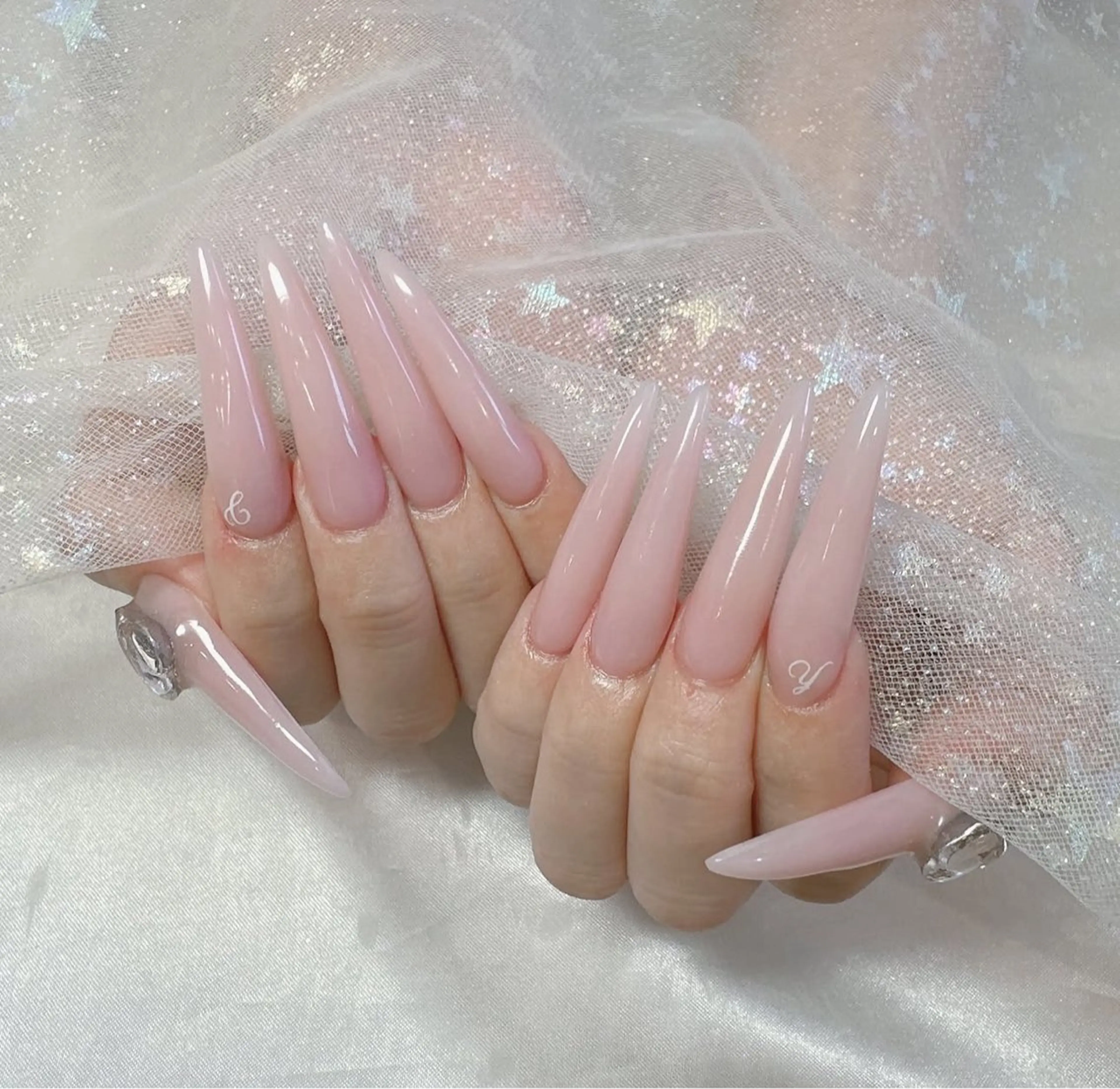 ネイル ジェルネイル 韓国ネイル マグネットネイル ネイルチップ 冬ネイル Lenie Nail Salonのネイルデザイン