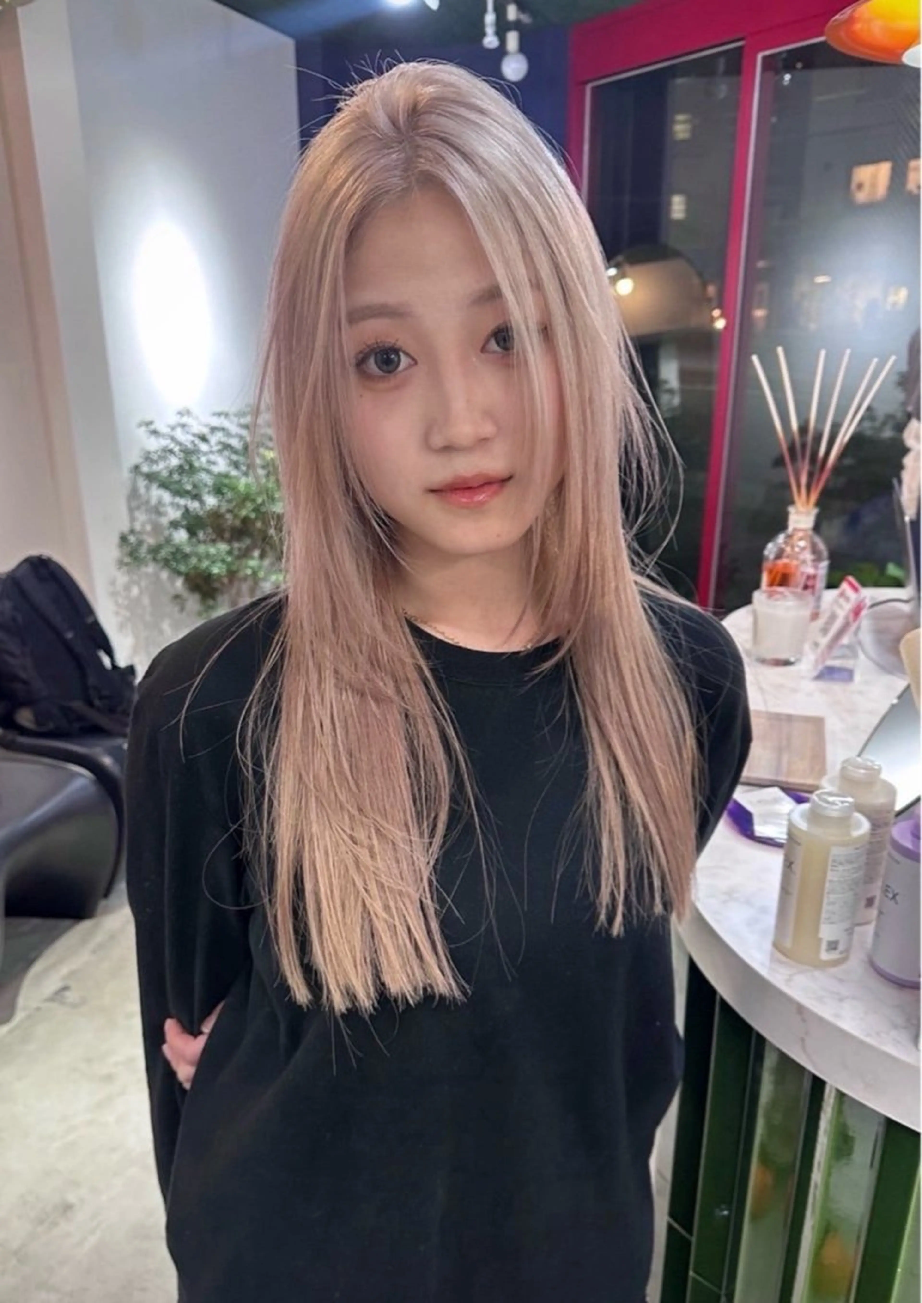 カラー 原宿/ハイトーン ⭐︎airi⭐︎のヘアスタイル