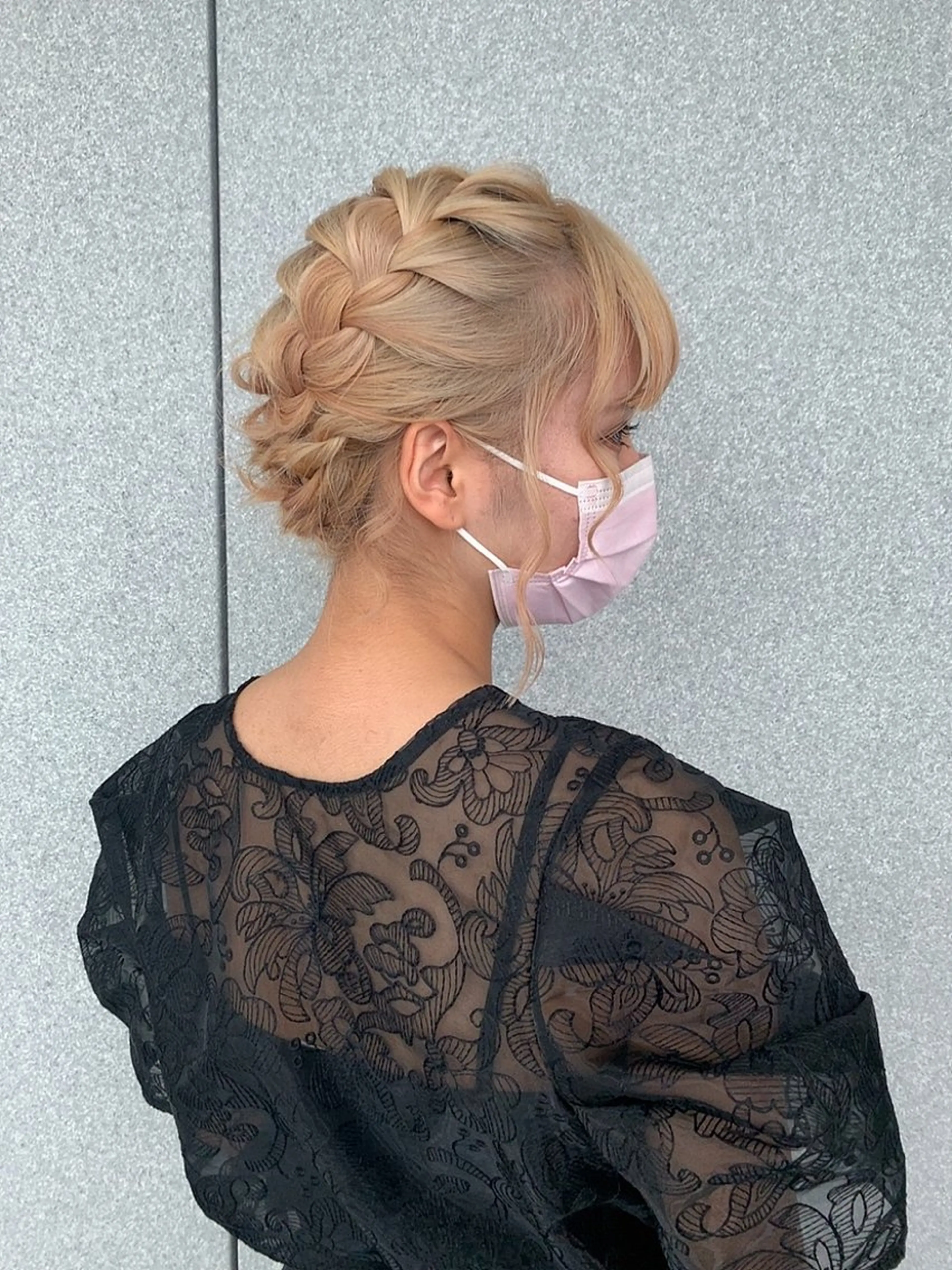 ミディアム カラー ヘアアレンジ 🧸れな/艶カラー /暖色カラー🧸のヘアスタイル