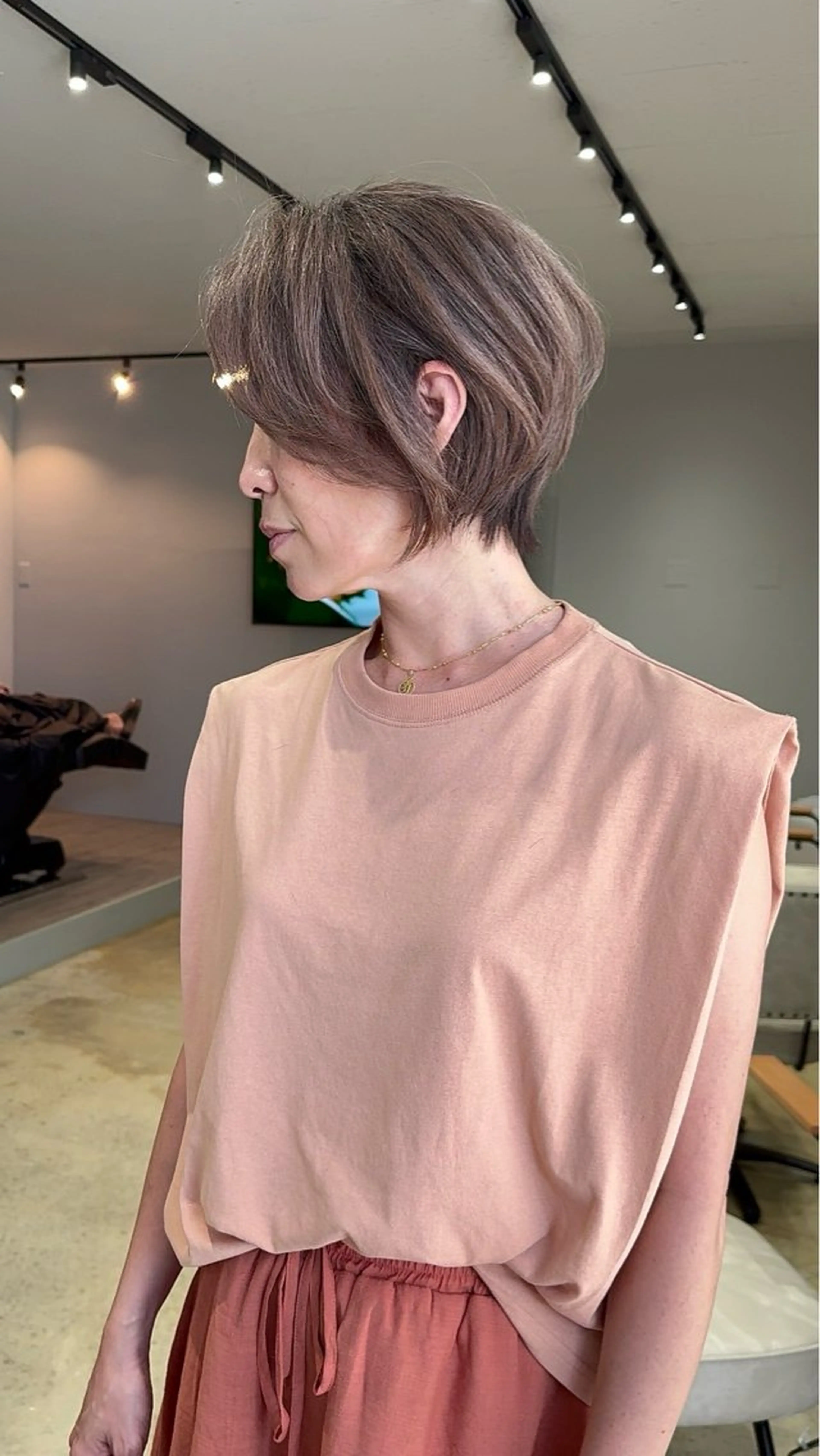 ショート カット トリートメント 尾形 日和のヘアスタイル