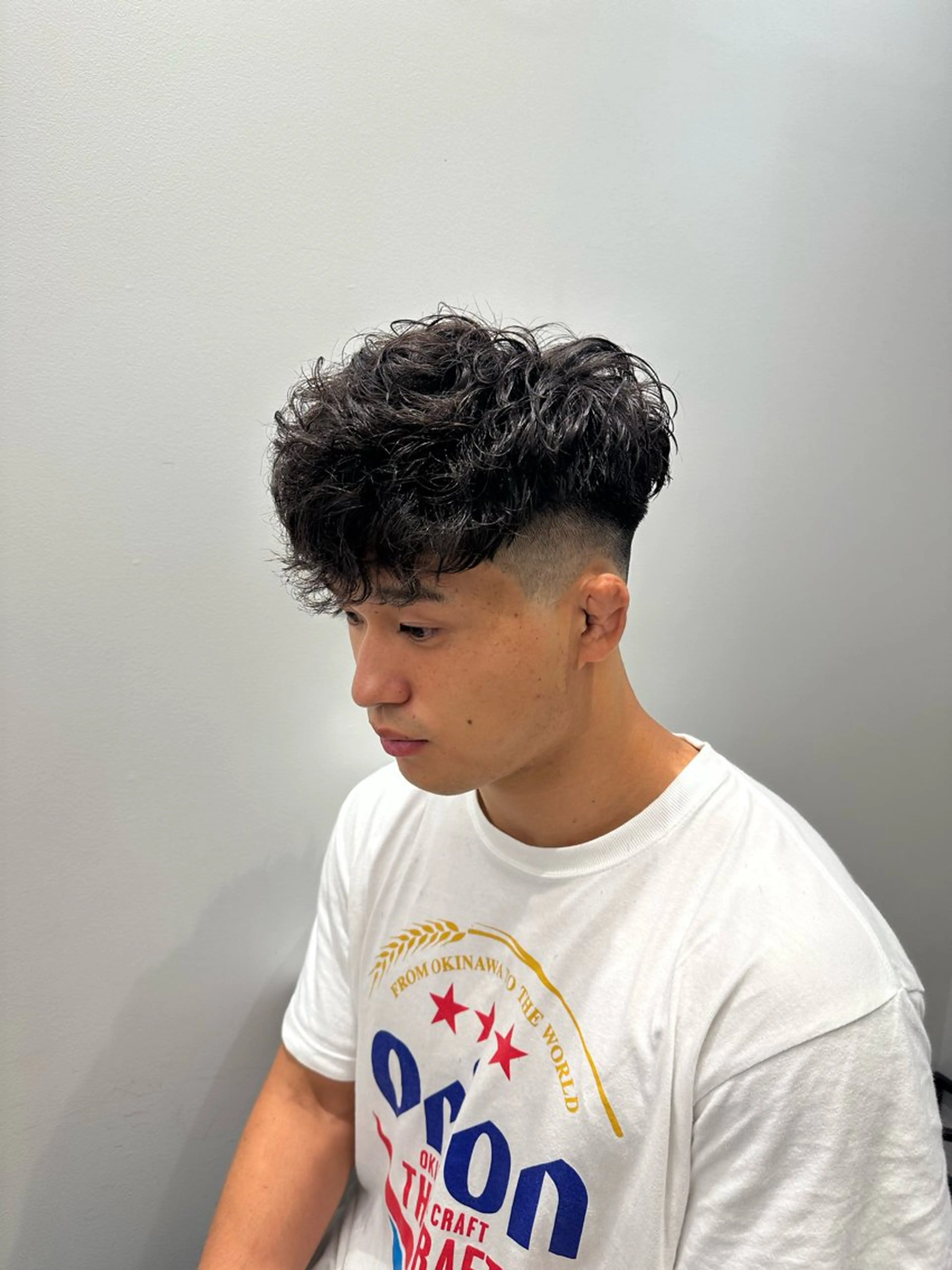 ショート カット パーマ 三浦 流星のヘアスタイル