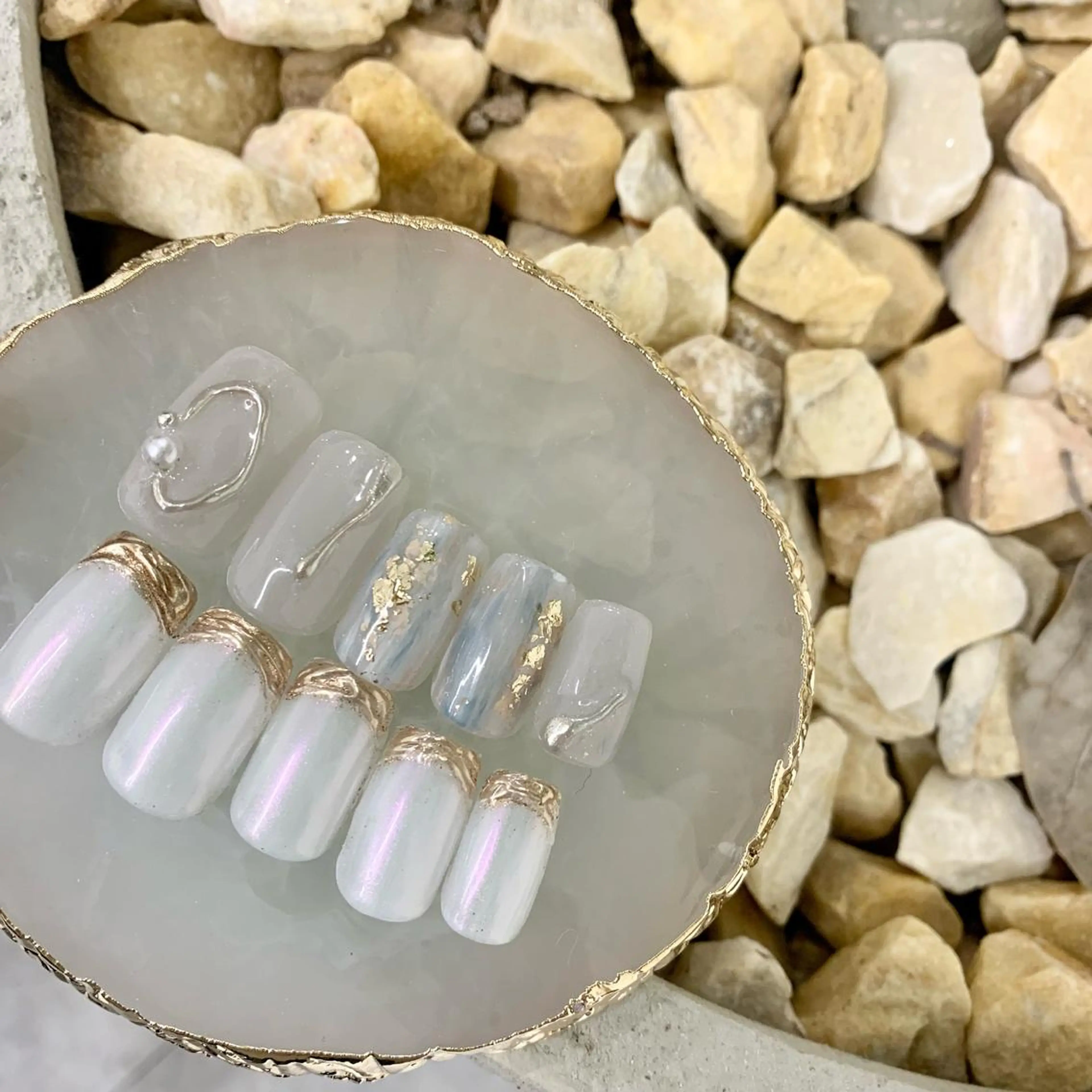 カラー ネイル ニュアンスネイル ネイルチップ ワンホンネイル pu muのネイルデザイン