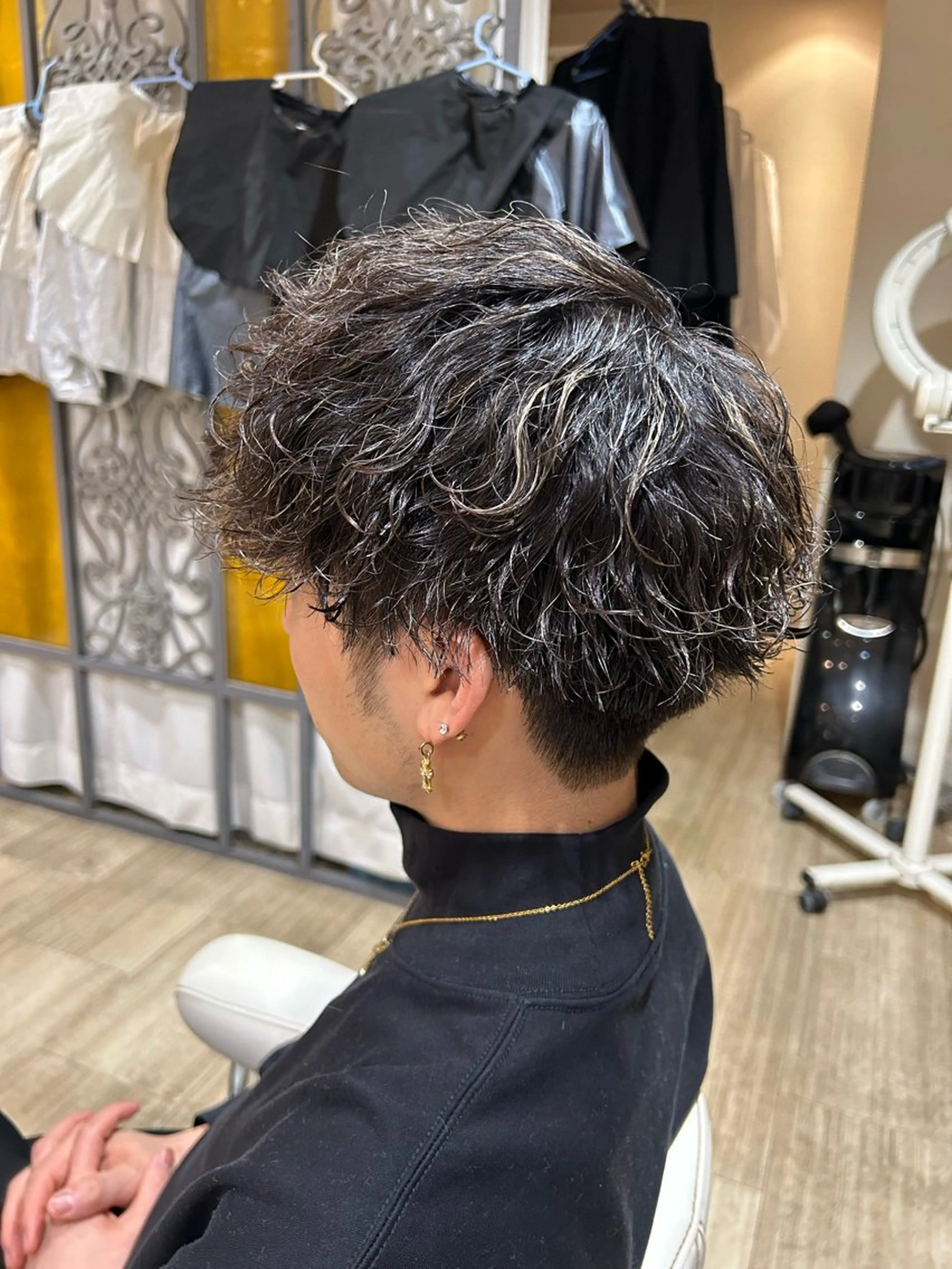 メンズ わかまつ　ももみ 🕊️/顔周りカットのヘアスタイル