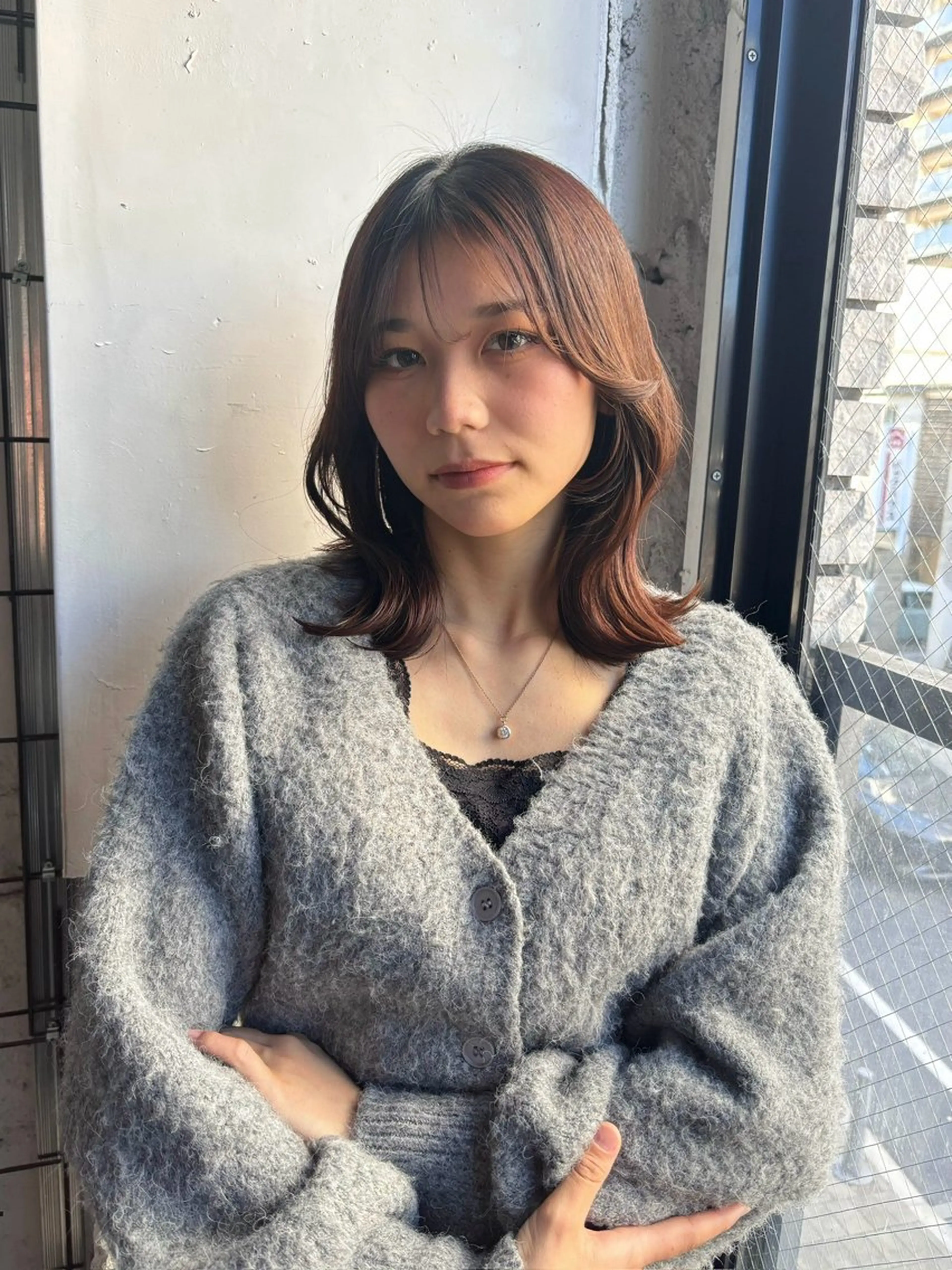 カラー カット ヘアカラー AYANE 韓国ヘア /レイヤーカットのヘアスタイル