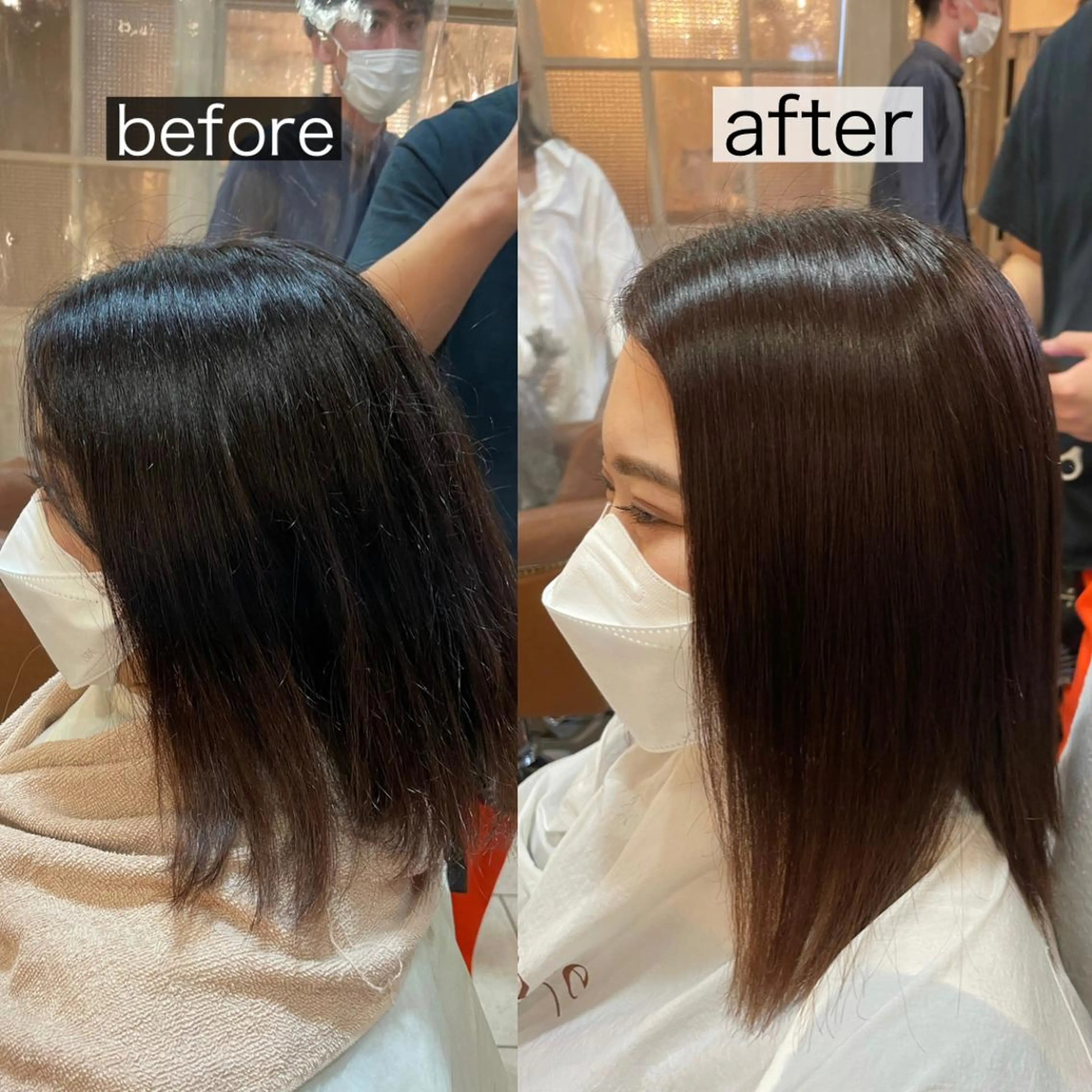 ロング 前平 友慈のヘアスタイル