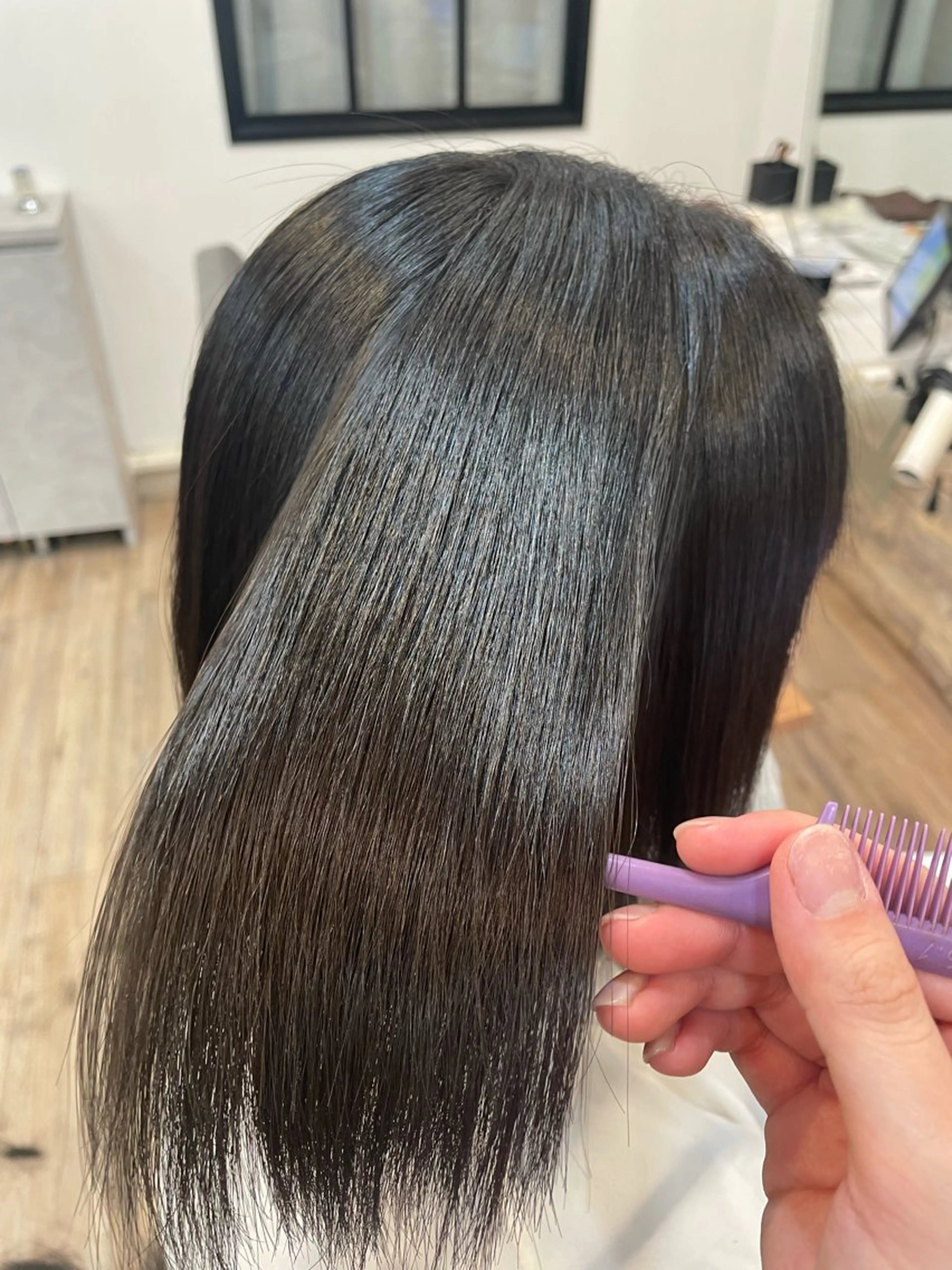 ショート 髪質改善 縮毛矯正 VISAGE ba.sk 金子詩帆のヘアスタイル