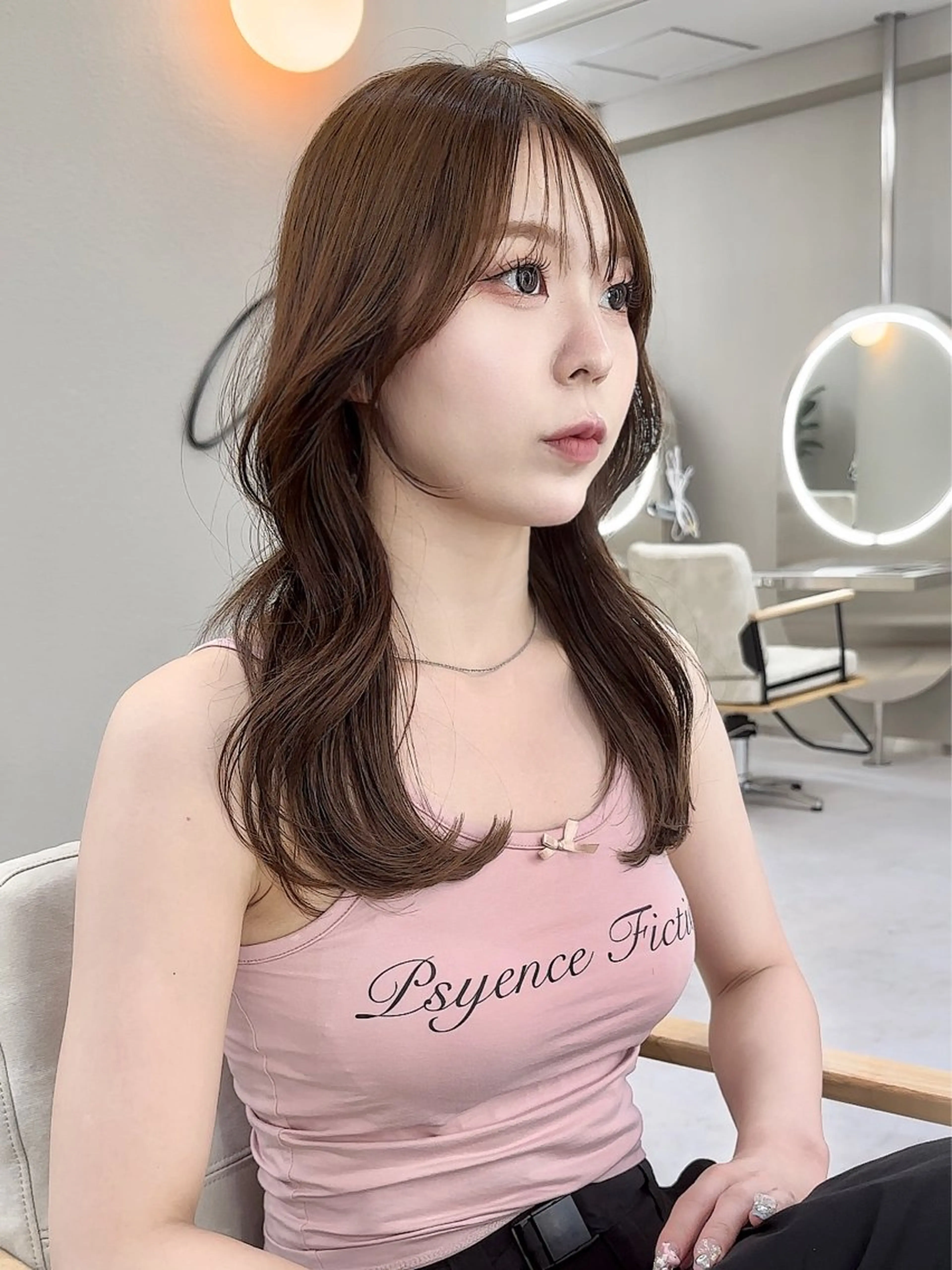 セミロング カラー ショート/レイヤー /札幌/小山内のヘアスタイル