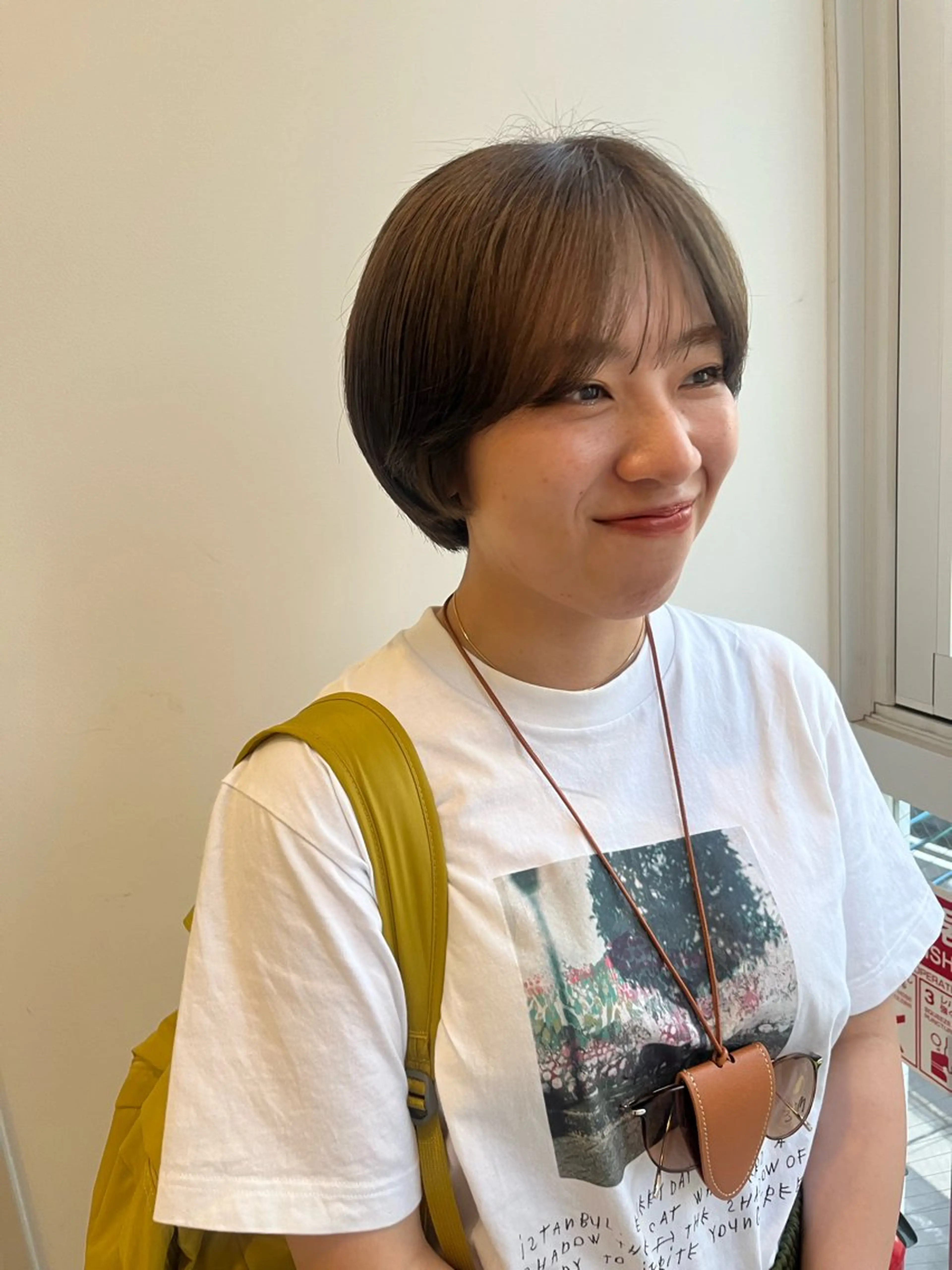 ミディアム カラー ヘアカラー 暖色カラー/似合わせ カット/名古屋/辻のヘアスタイル