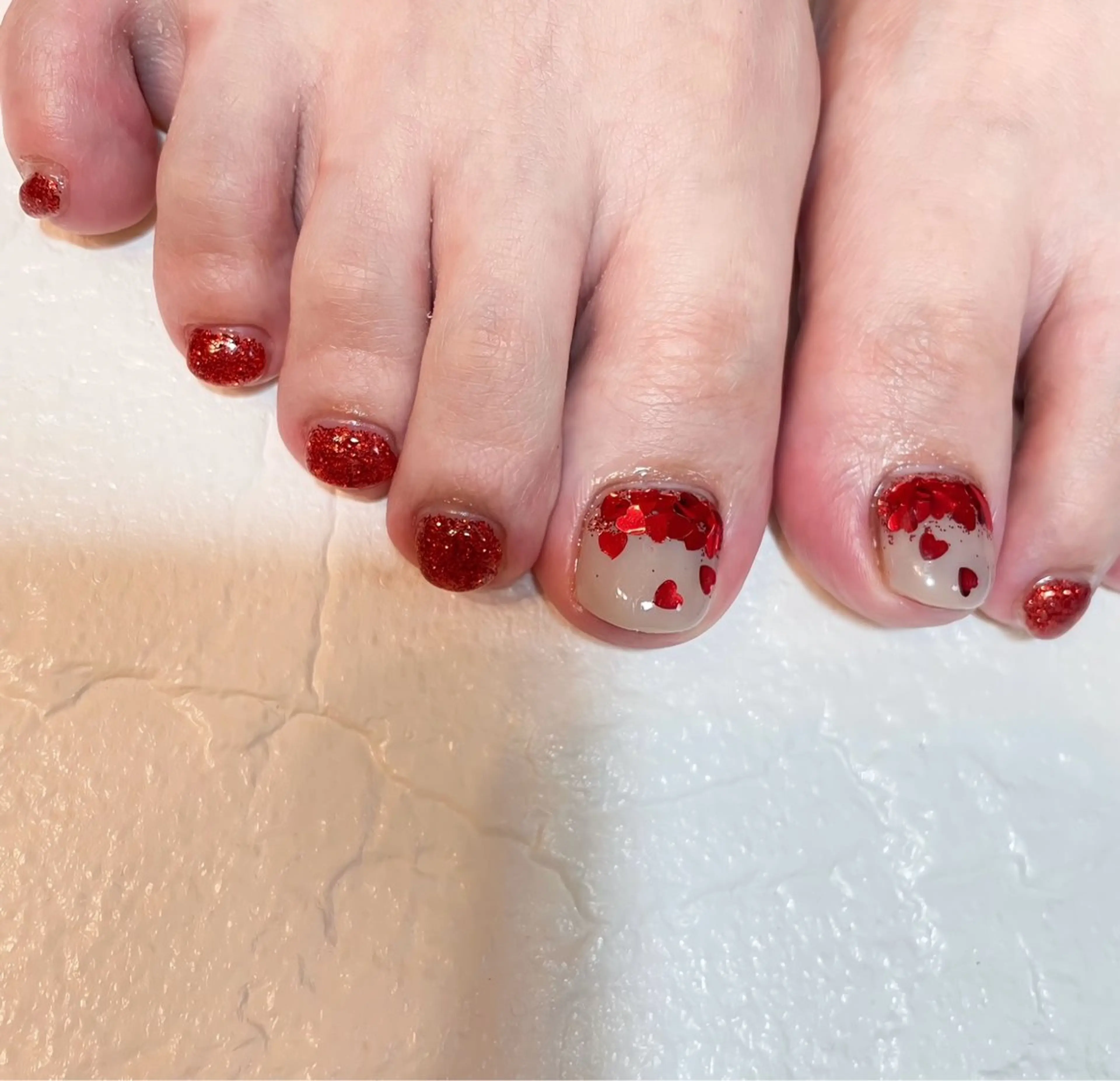 ネイル ハート Aulu'bネイル ボディージュエリーのネイルデザイン