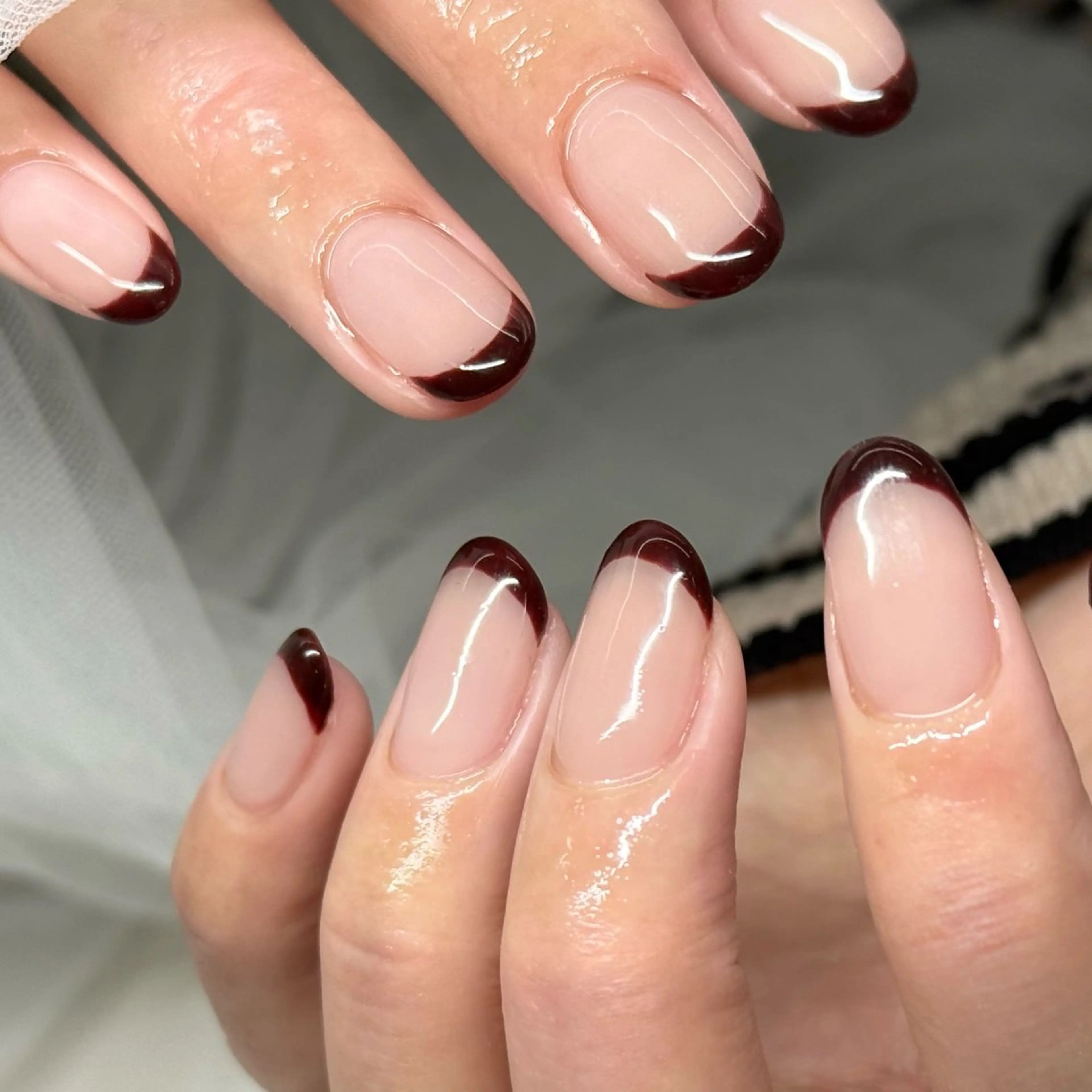 ネイル フレンチネイル ハンドネイル salone Regina 【サローネ レジーナ】所属・Regina Marinaのネイルデザイン