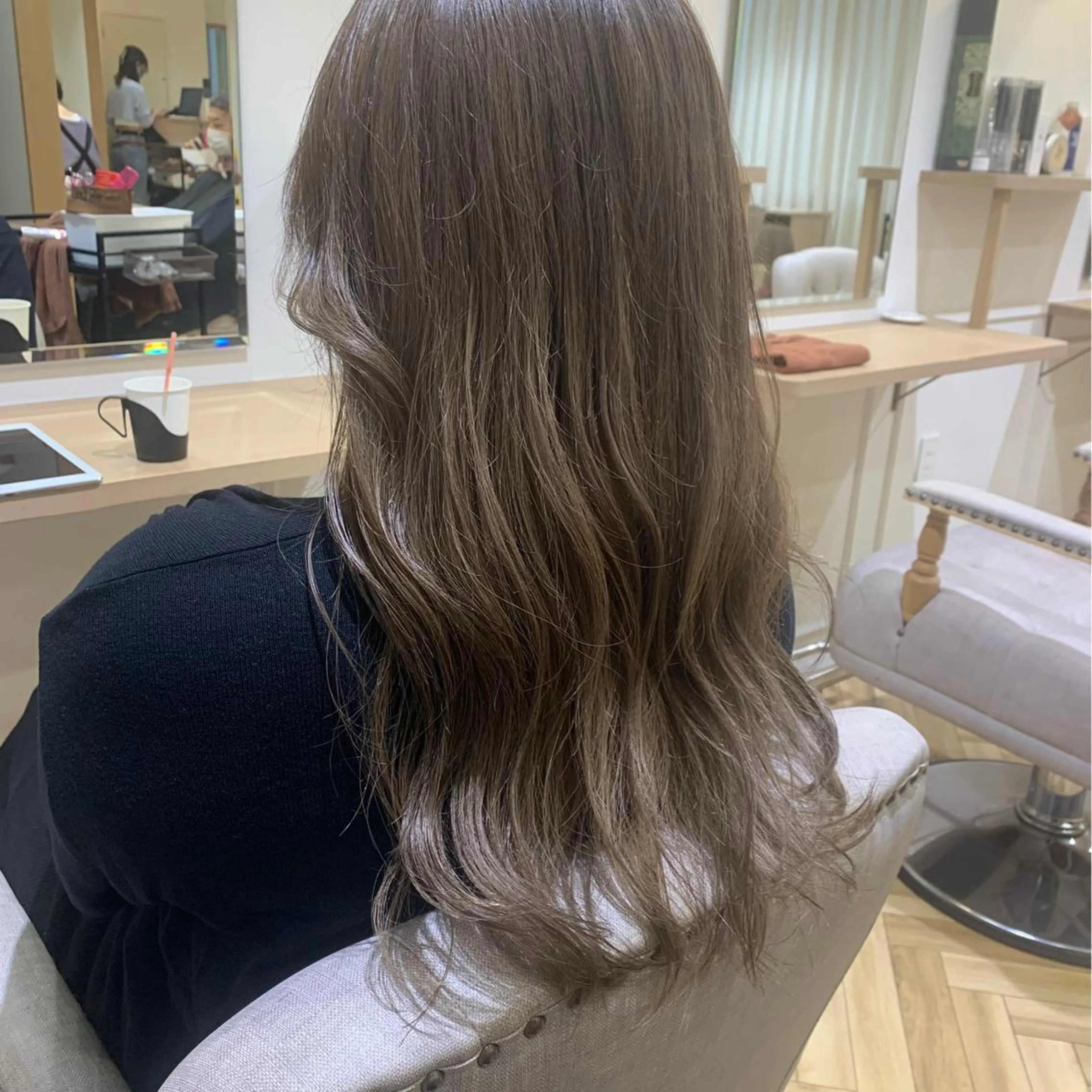 ロング カット ヘアカラー 韓国ﾍｱ&ｼｮｰﾄ ボブ💜桑原のヘアスタイル