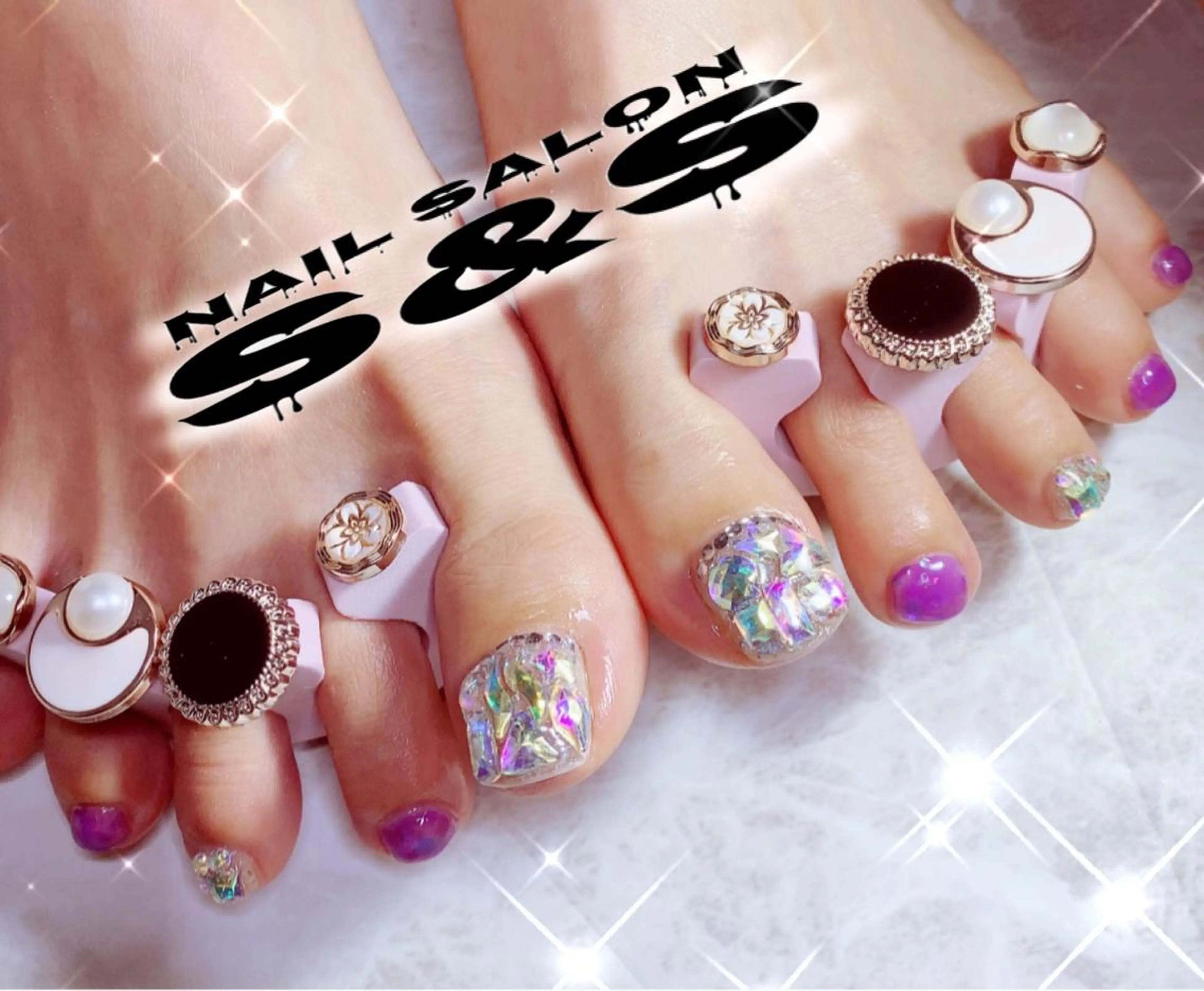 ネイル 長さ出し メンズネイル 持ち込み スカルプネイル S&S 村田小百合のネイルデザイン