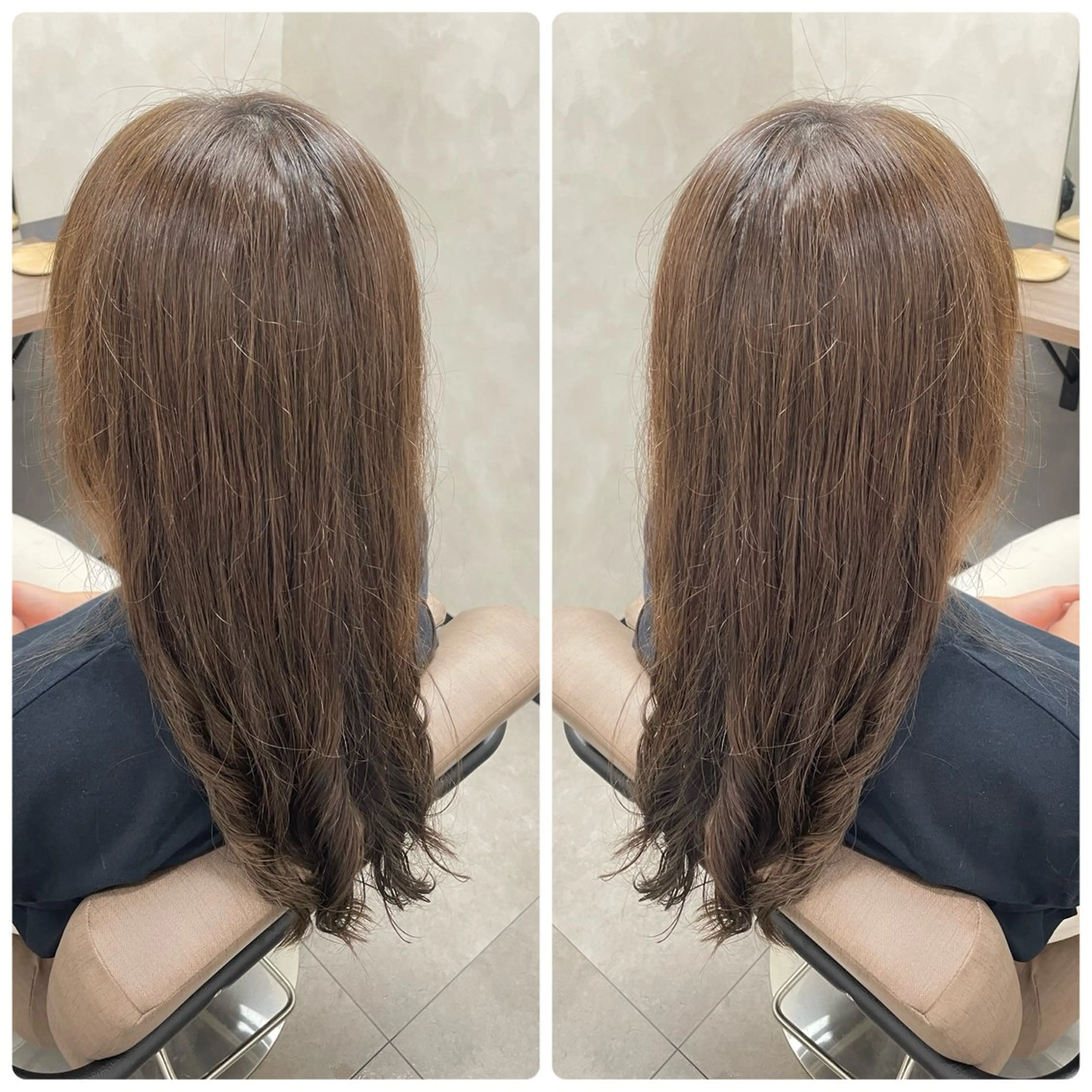 ロング パーマ 石川 晴那のヘアスタイル